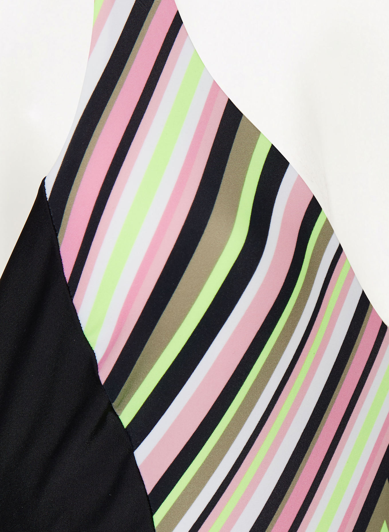 FIRE+ICE Strój kąpielowy wiązany na szyi ZAHARA3: CZARNY / RÓŻOWY / JASKRAWY ŻÓŁTY