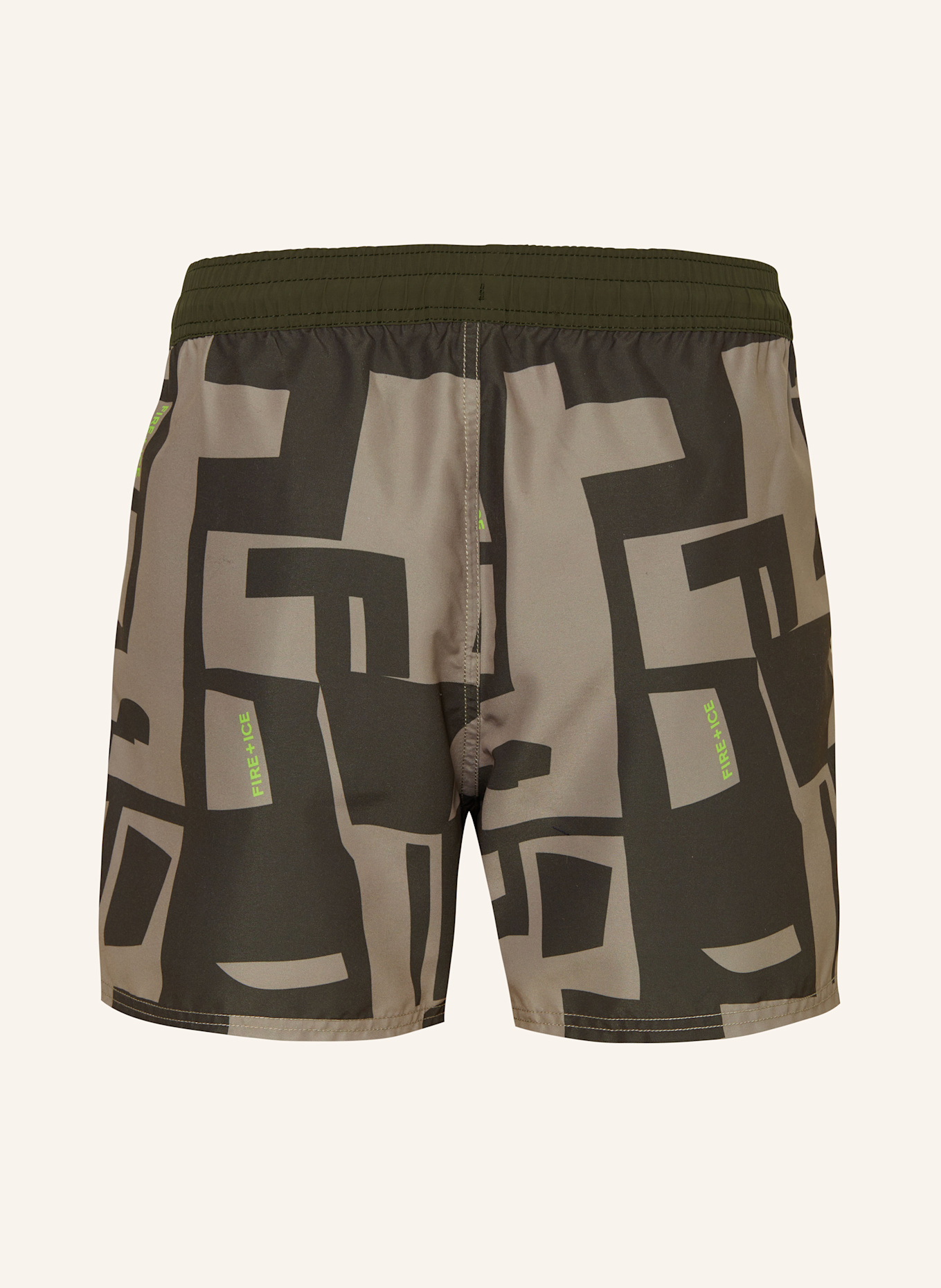 FIRE+ICE Badeshorts NELSON2: OLIV / KHAKI