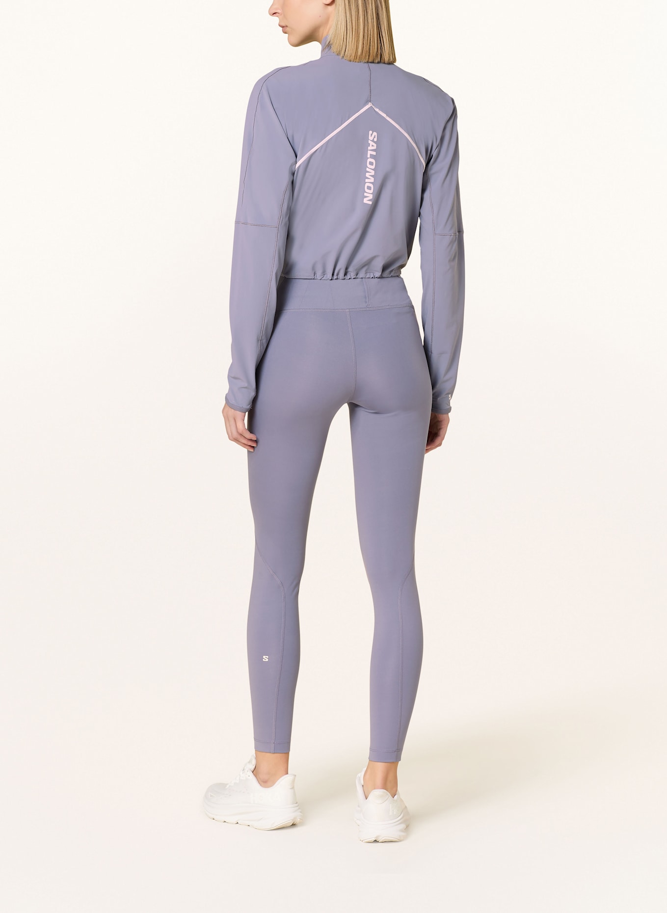 SALOMON Lauf-Tights SHKOUT CORE: BLAUGRAU