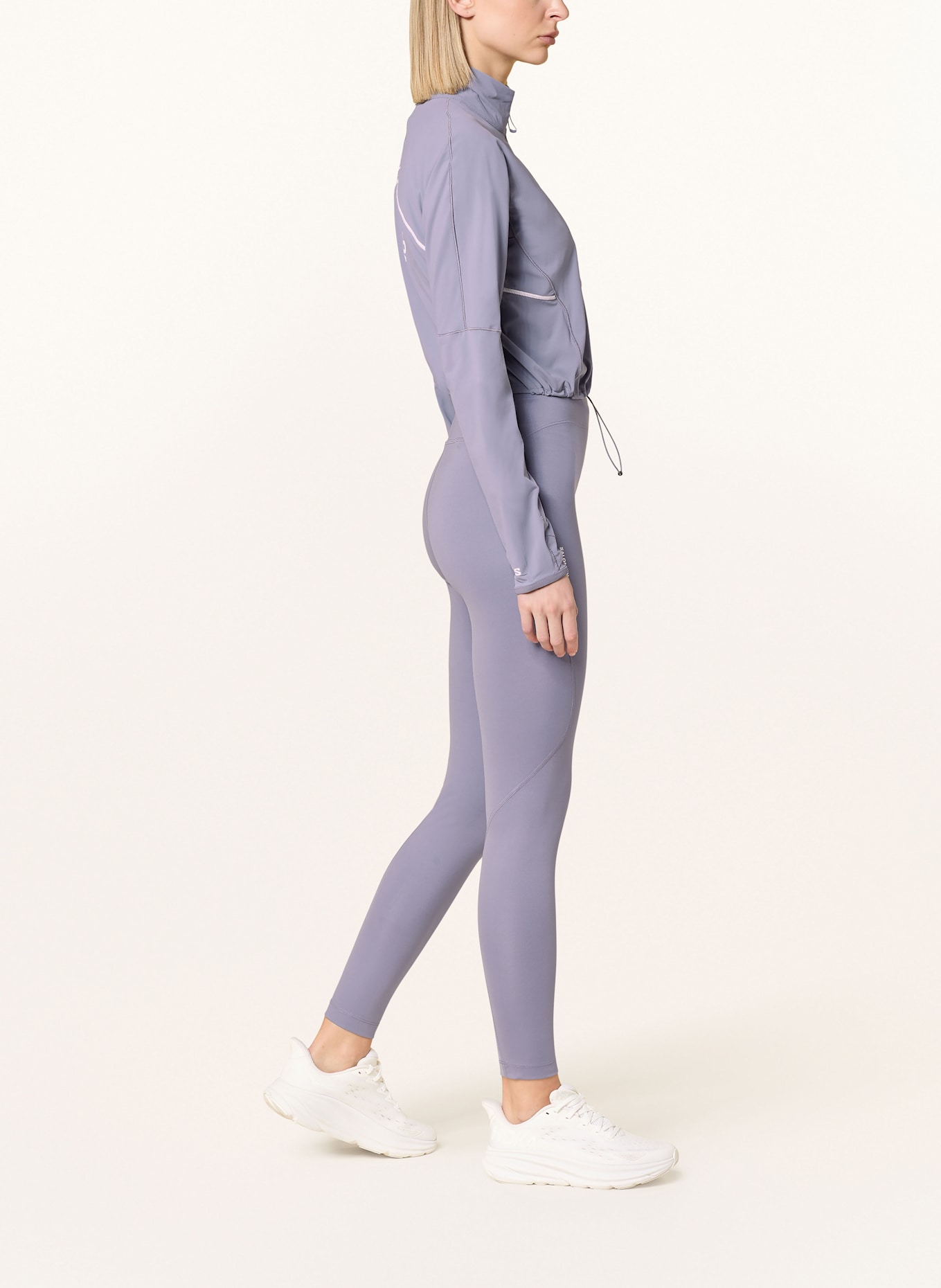SALOMON Lauf-Tights SHKOUT CORE: BLAUGRAU