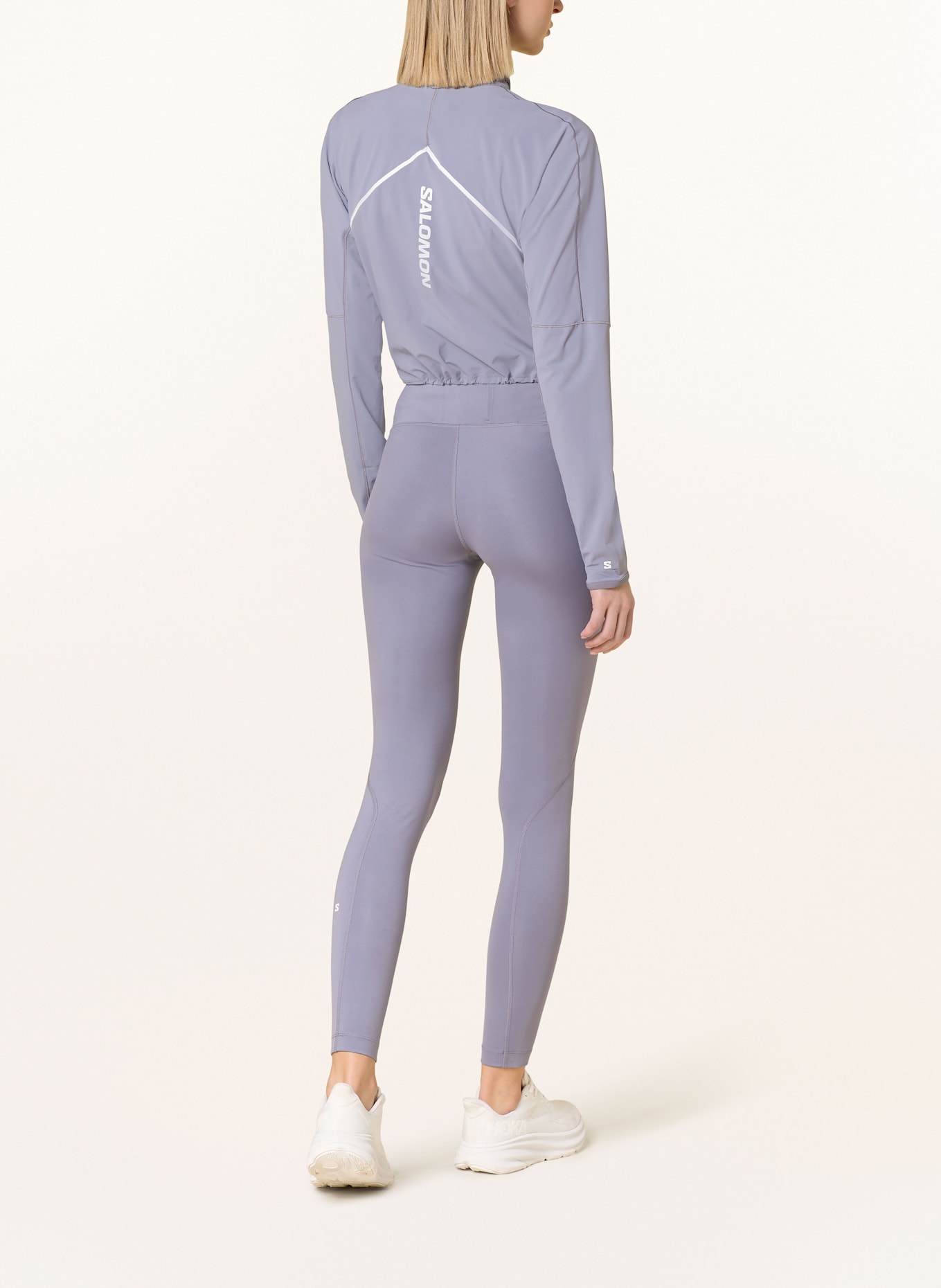 SALOMON Laufshirt SENSE AERO HYBRID: BLAUGRAU