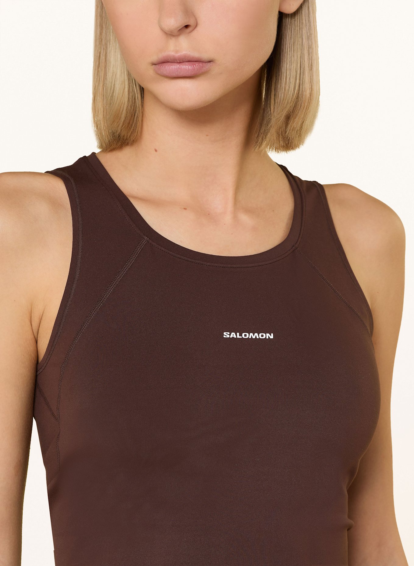 SALOMON Lauftop SHAKEOUT BLIZZ: BRAUN
