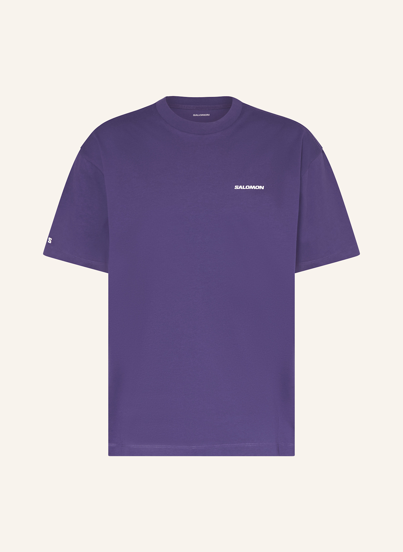 SALOMON T-Shirt LOGO RX: DUNKELLILA