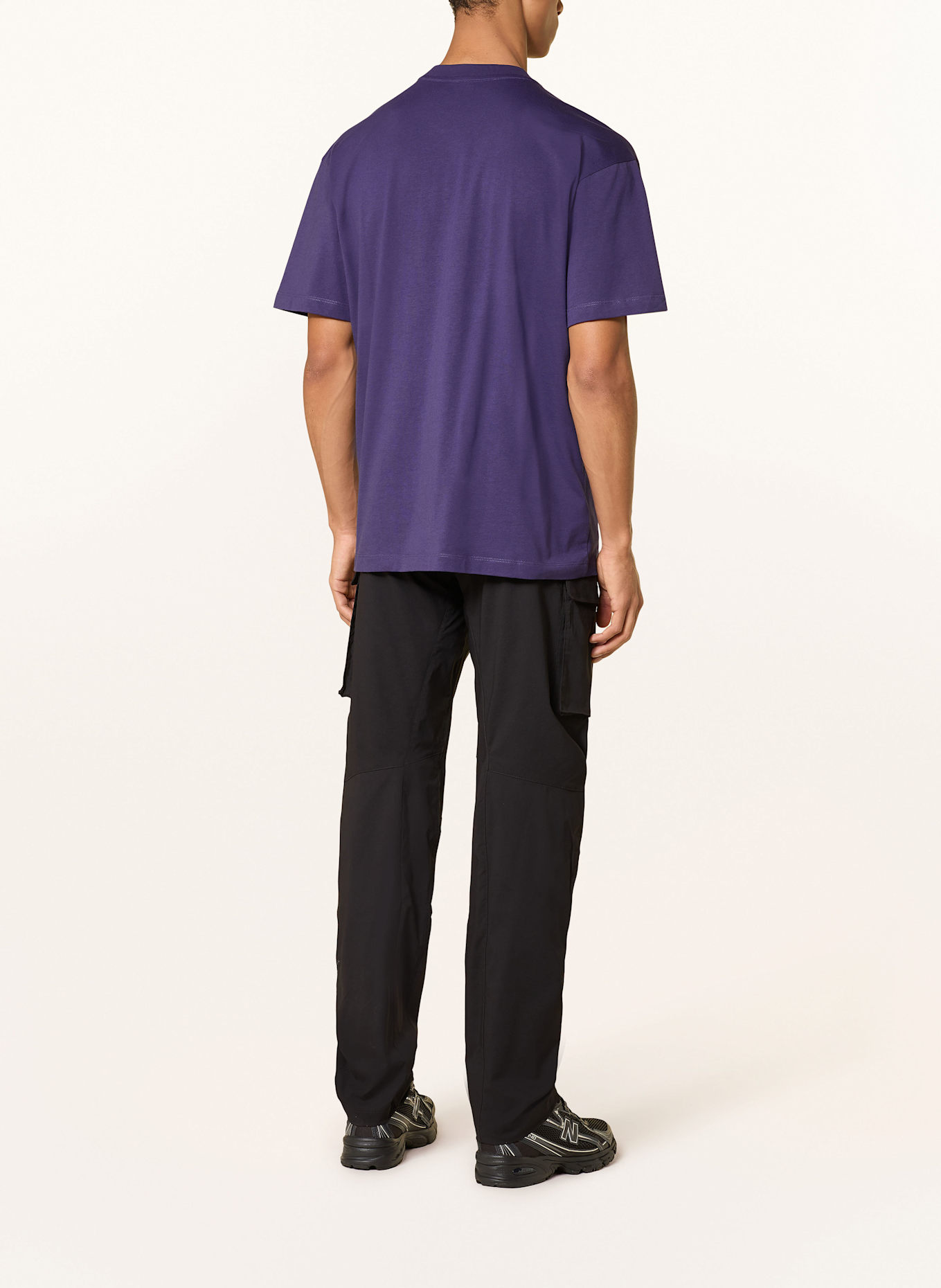 SALOMON T-Shirt LOGO RX: DUNKELLILA