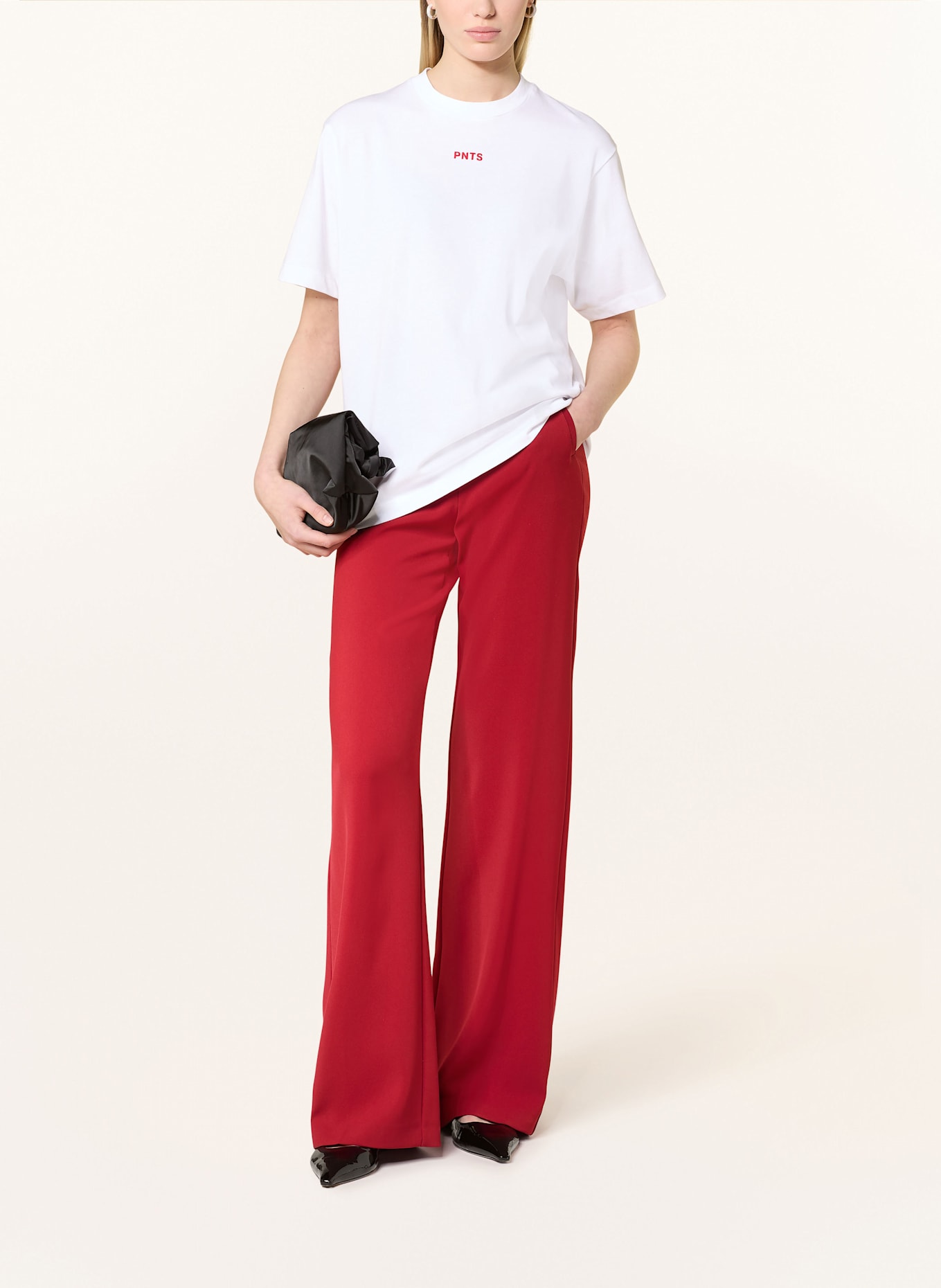 PNTS T-shirt THE TOUR: BIAŁY / CZERWONY