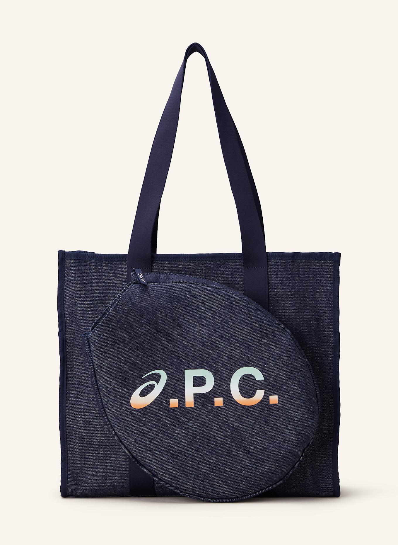 A.P.C. Shopper RAQUETTE: DARK BLUE