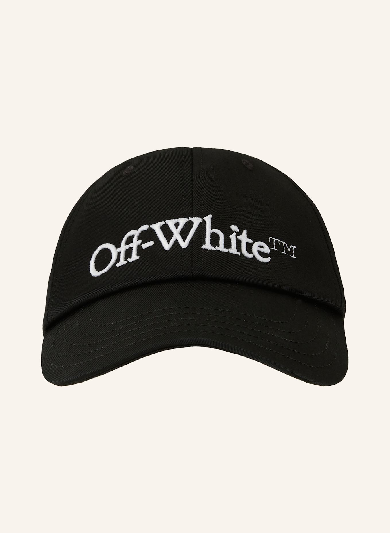 Off-White Kšiltovka: ČERNÁ