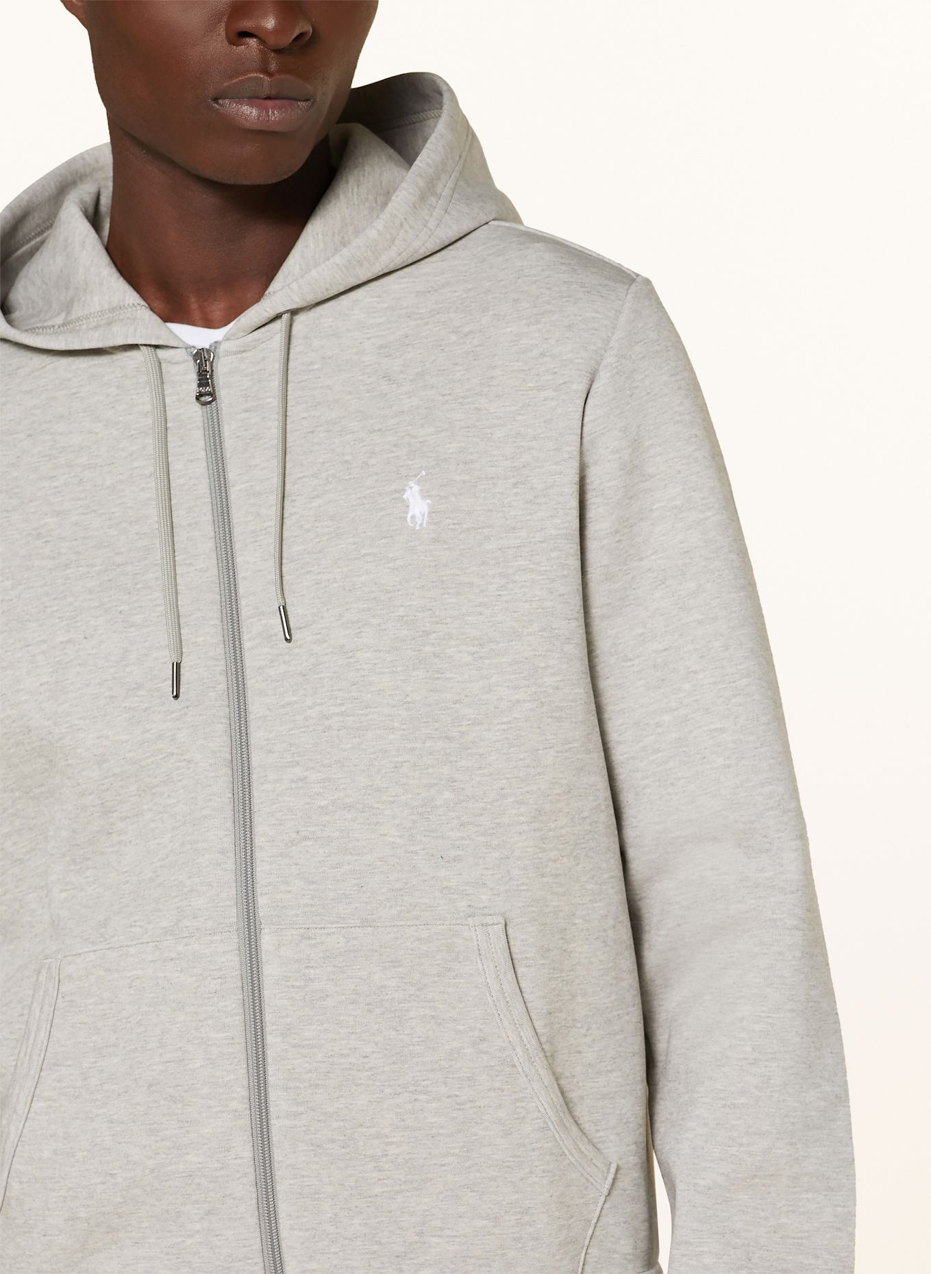 POLO RALPH LAUREN Sweatjacke: HELLGRAU