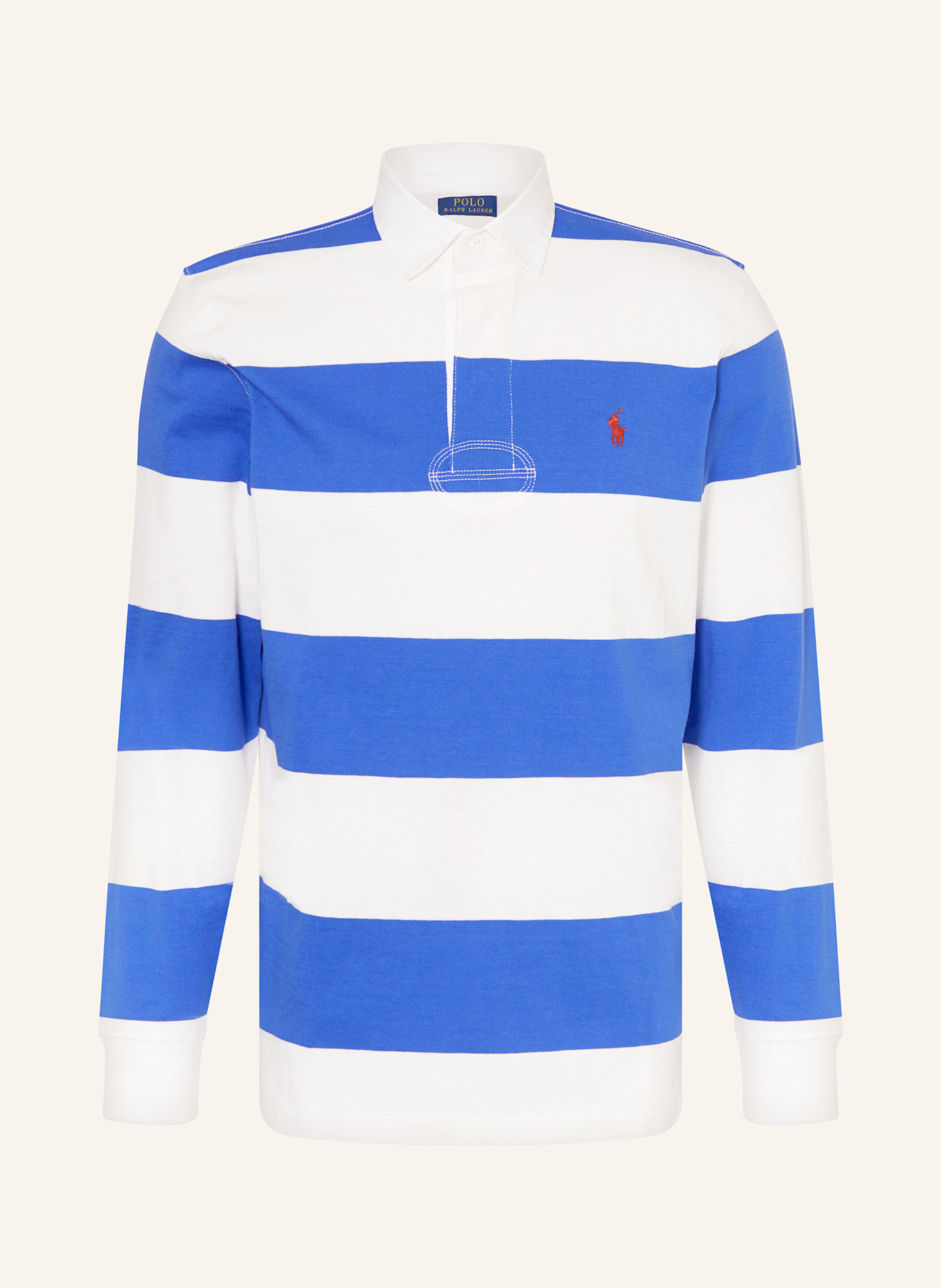 POLO RALPH LAUREN Koszula rugby classic fit: NIEBIESKI/ BIAŁY
