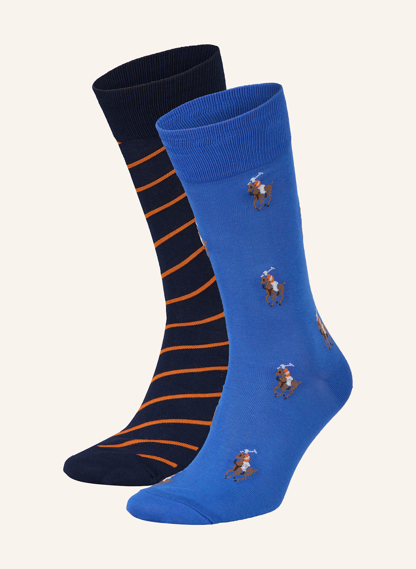 POLO RALPH LAUREN 2er-Pack Strümpfe: 004 BLUE/NAVY
