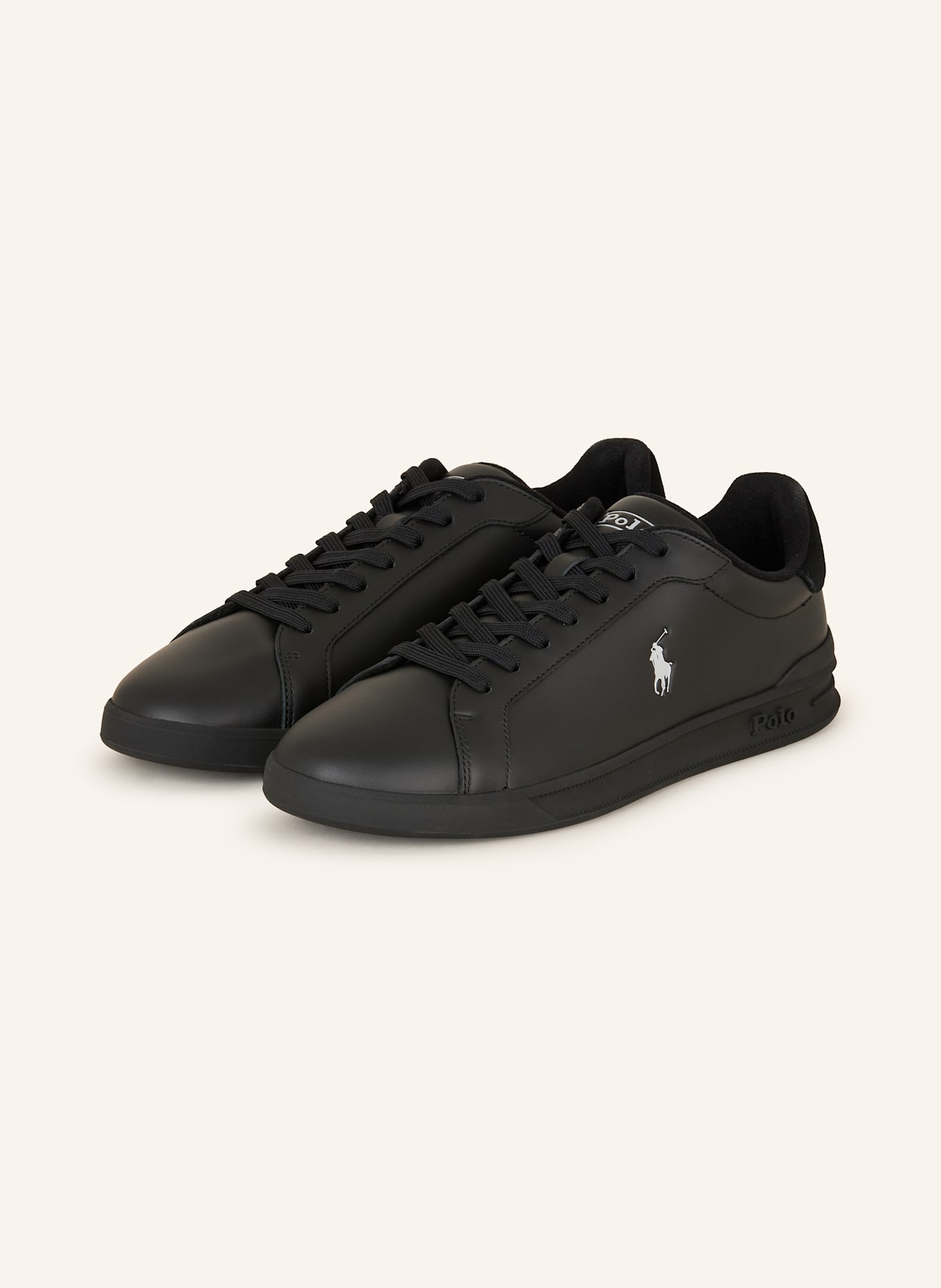 polo cotton RALPH LAUREN Sneakers: BLACK