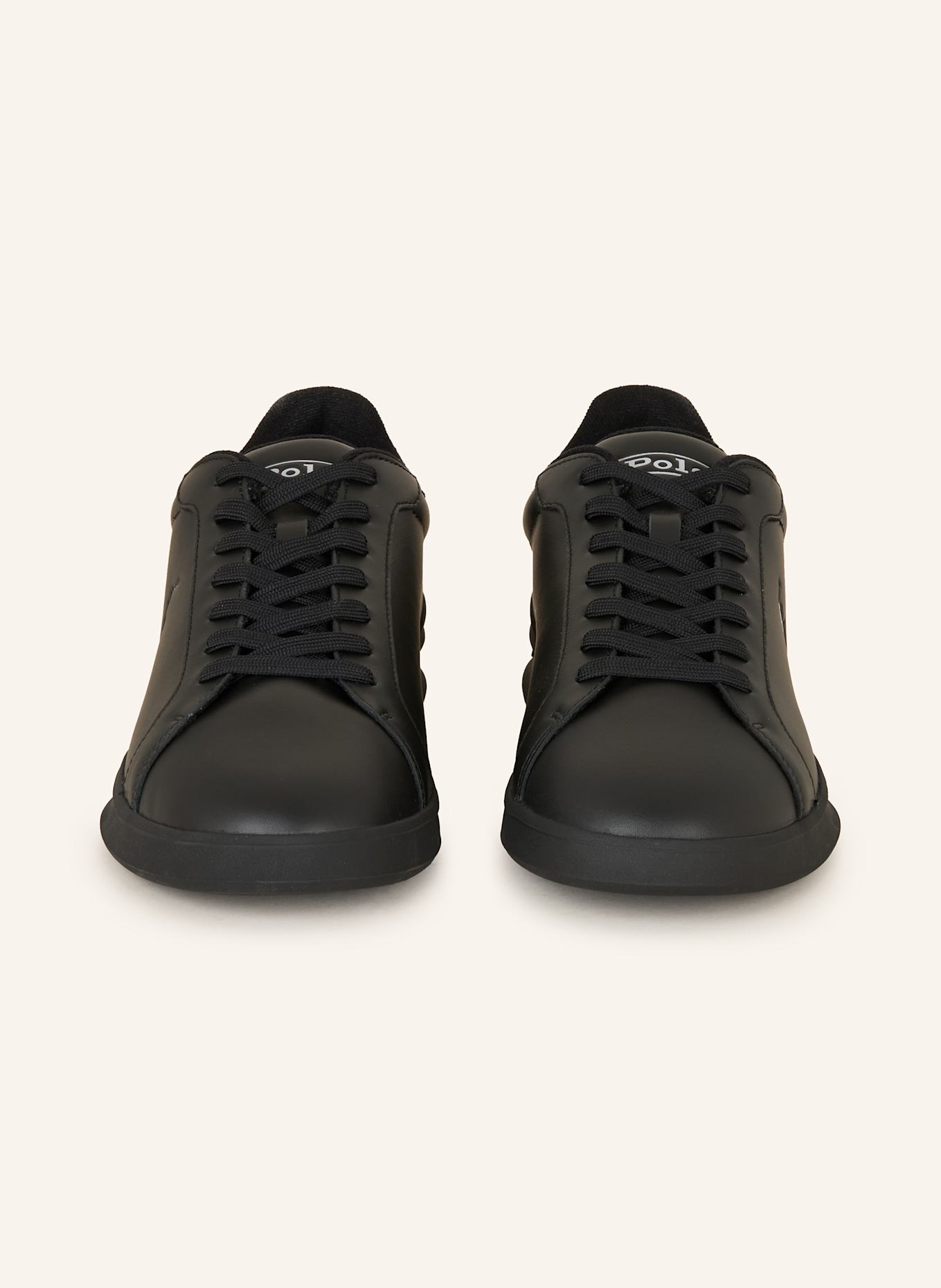 polo cotton RALPH LAUREN Sneakers: BLACK