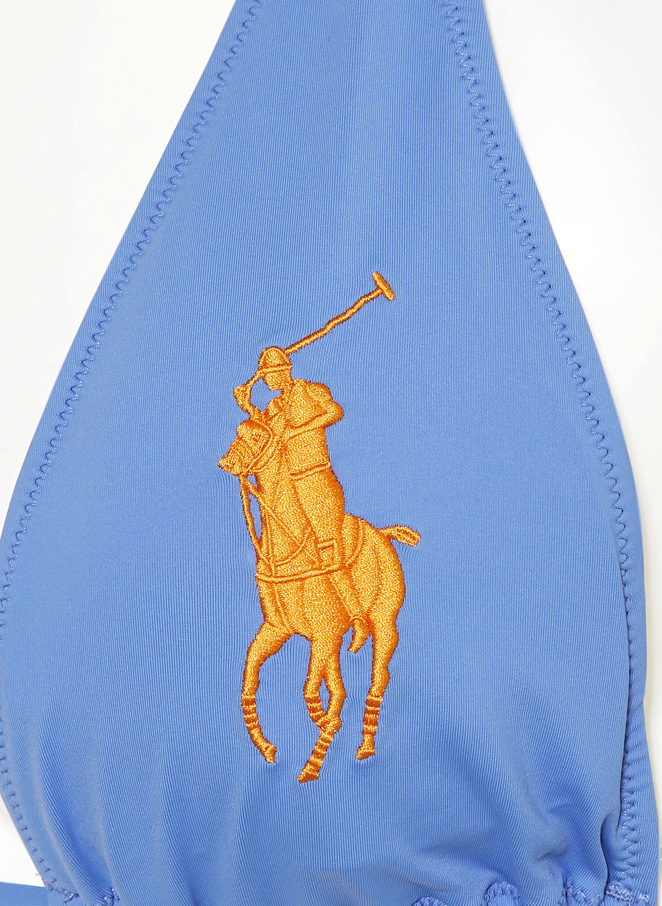 POLO RALPH LAUREN Triangle bikini top LOGO ICONS: LIGHT BLUE
