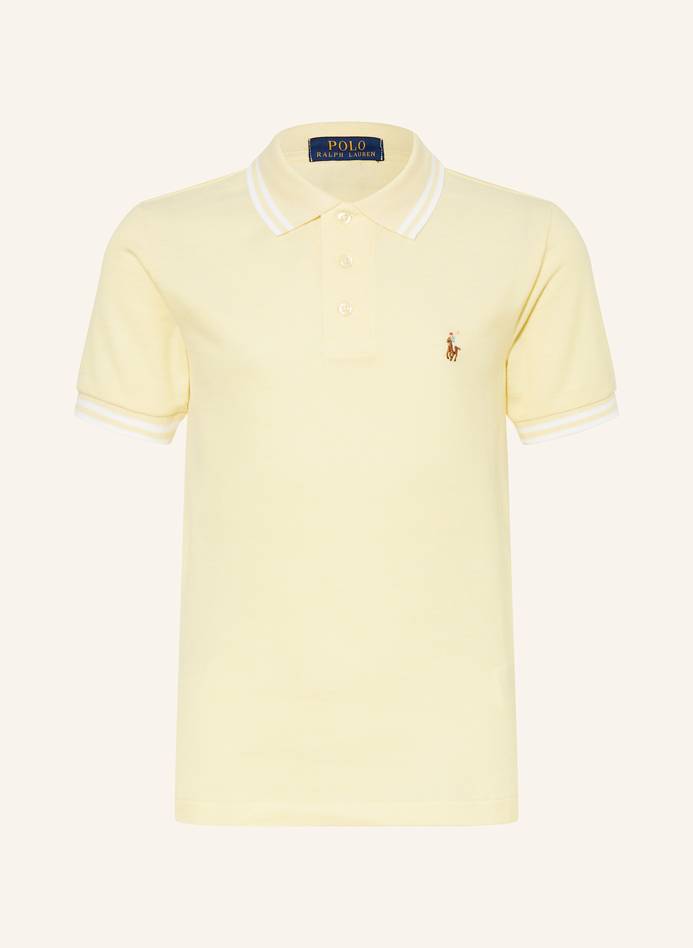 POLO RALPH LAUREN Koszulka polo z piki: ŻÓŁTY
