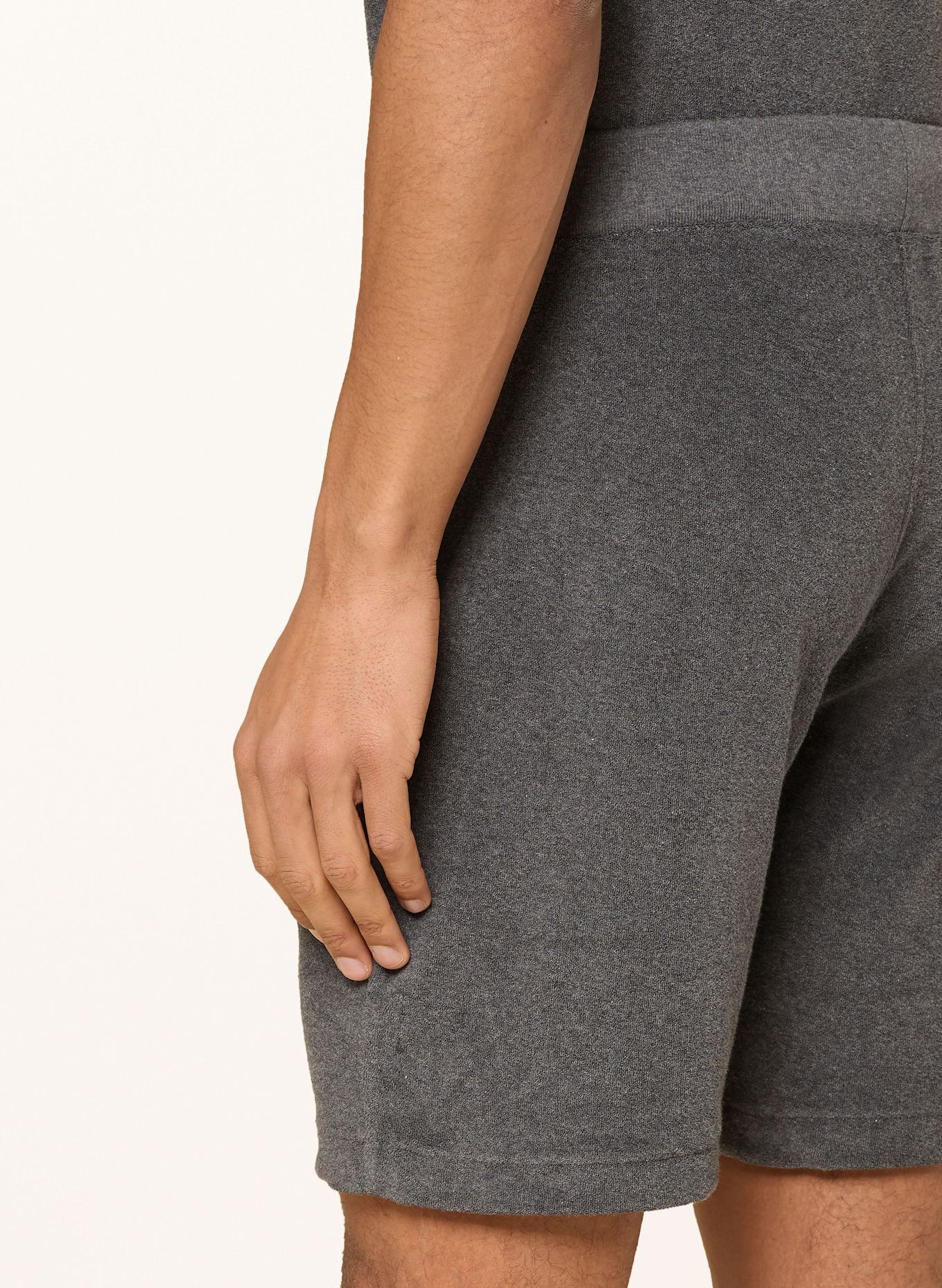 POLO RALPH LAUREN Schlafshorts aus Frottee, Farbe: DUNKELGRAU (Bild 6)