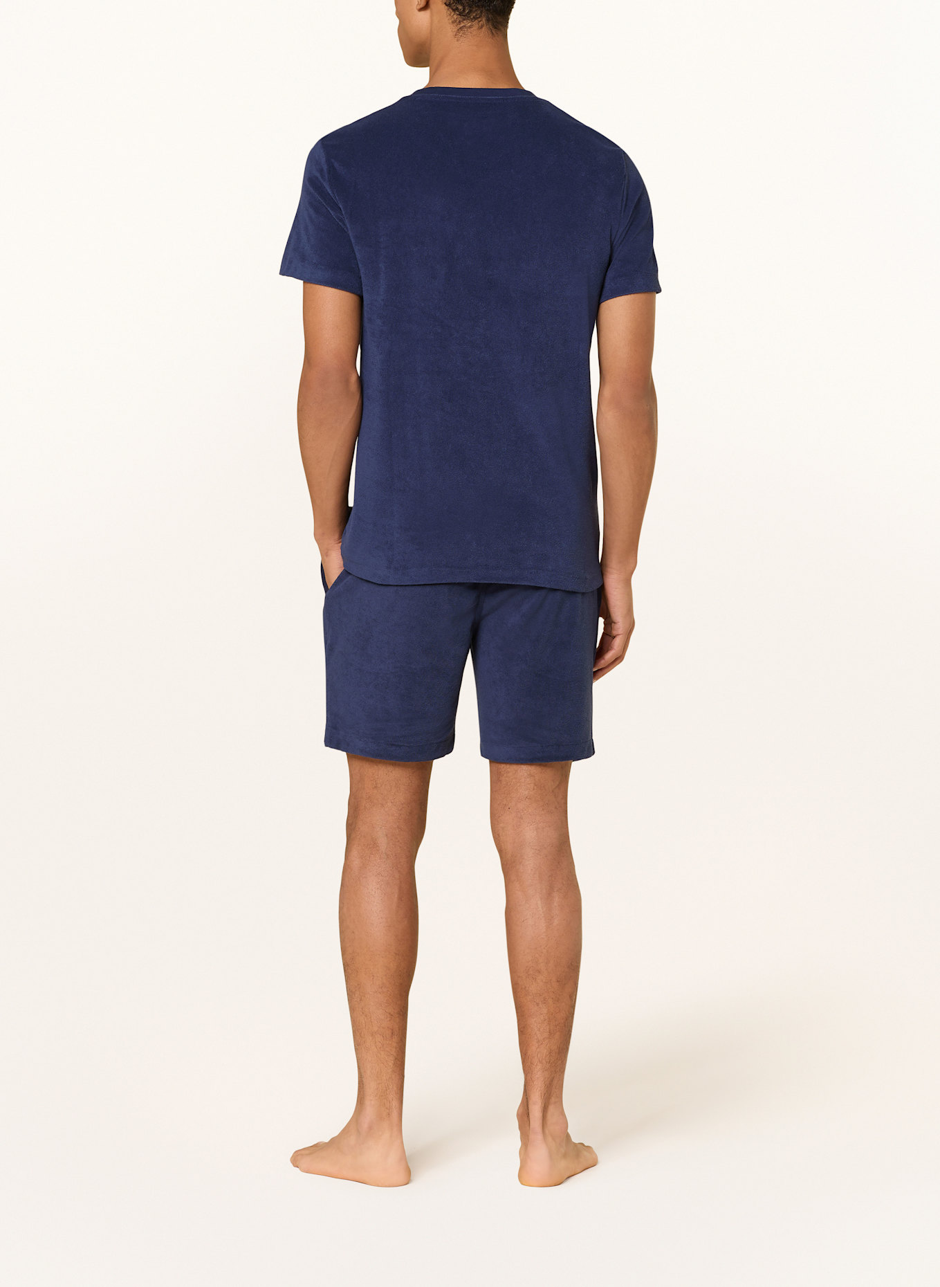 POLO RALPH LAUREN Schlafshorts aus Frottee, Farbe: DUNKELBLAU (Bild 3)