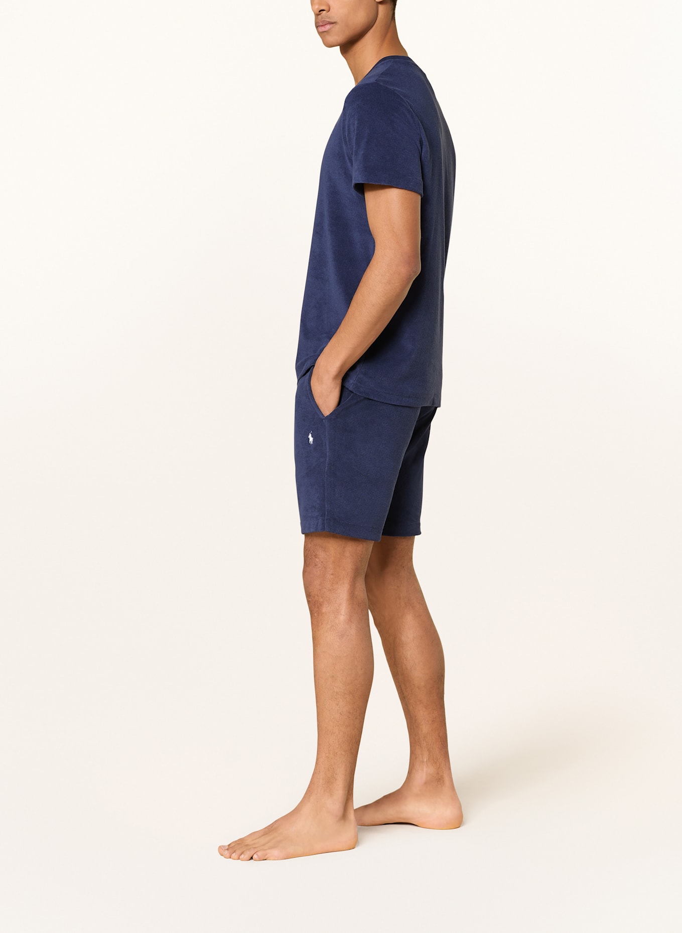 POLO RALPH LAUREN Schlafshorts aus Frottee, Farbe: DUNKELBLAU (Bild 4)
