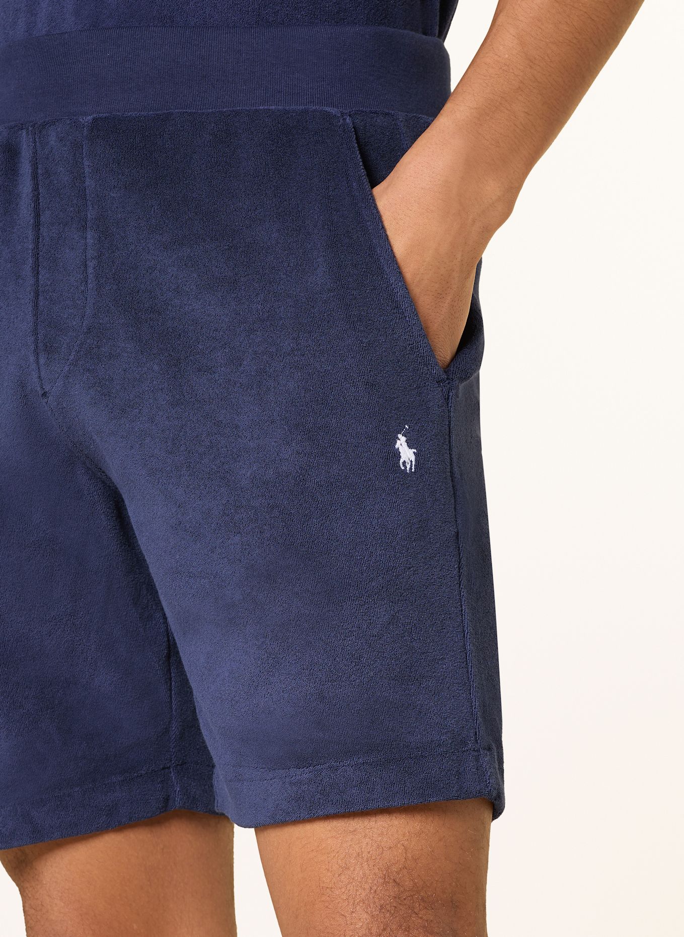 POLO RALPH LAUREN Schlafshorts aus Frottee, Farbe: DUNKELBLAU (Bild 5)