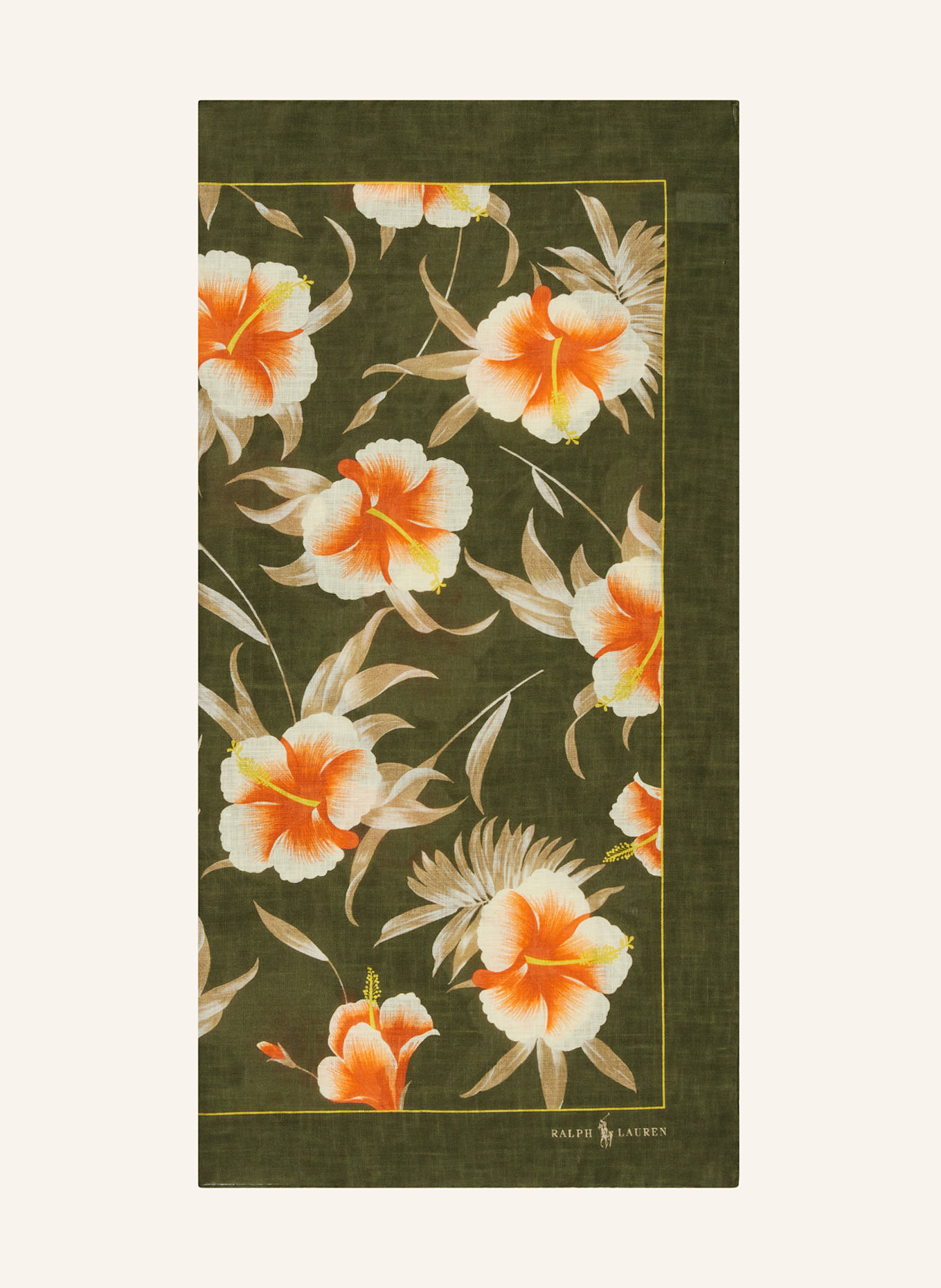 POLO RALPH LAUREN Linen scarf: slim-fit bomber jackets and zip-neck polo tops