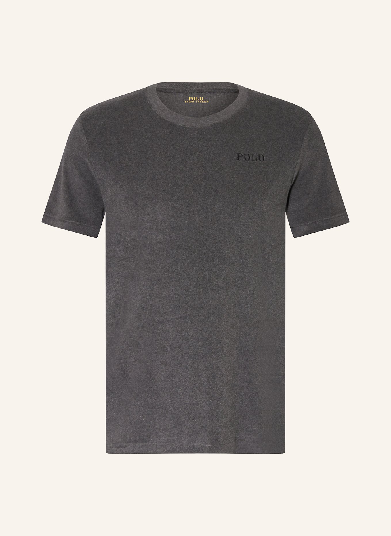 POLO RALPH LAUREN Schlafshirt aus Frottee, Farbe: DUNKELGRAU (Bild 1)