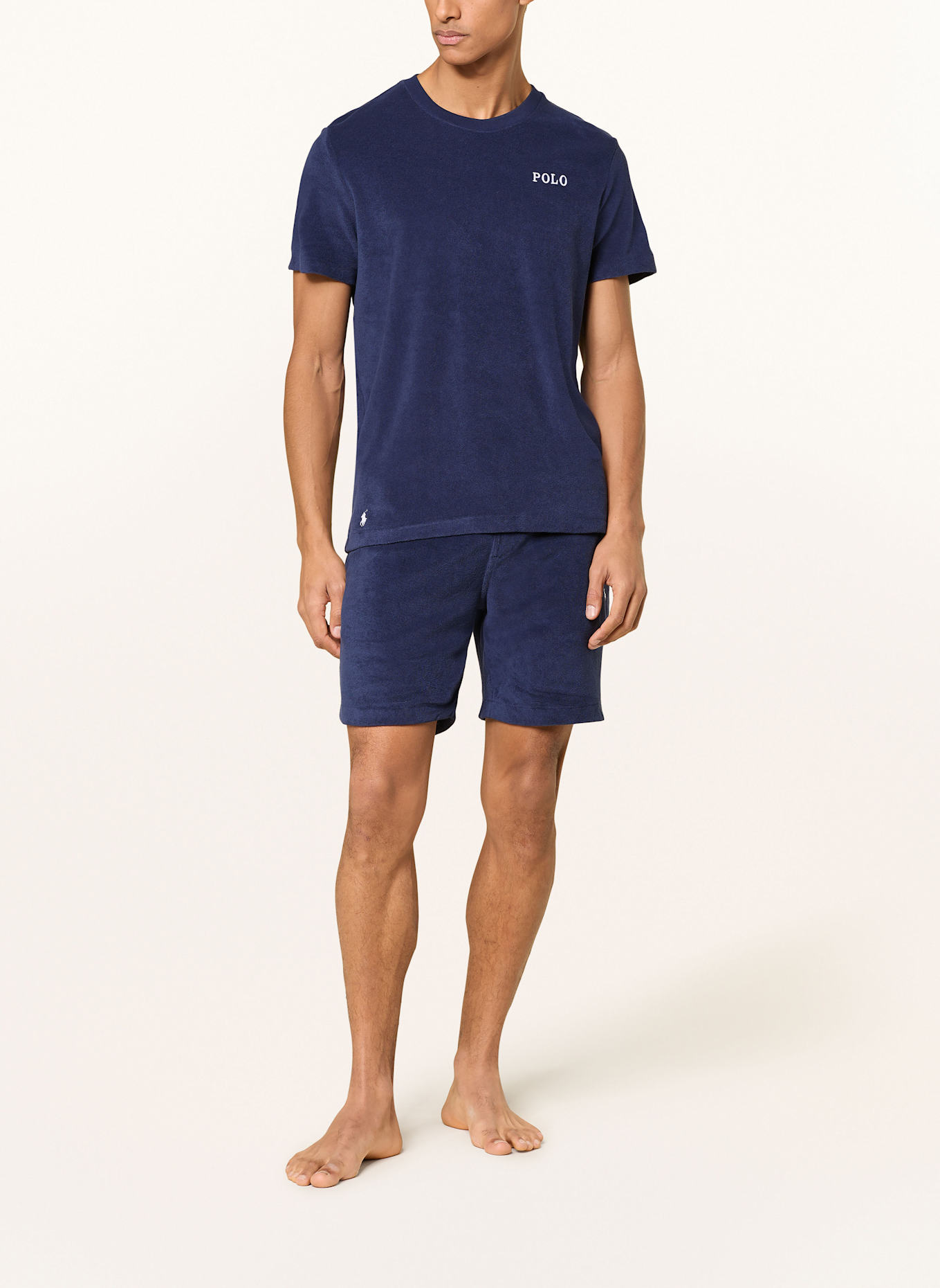 POLO RALPH LAUREN Schlafshirt aus Frottee, Farbe: DUNKELBLAU (Bild 2)