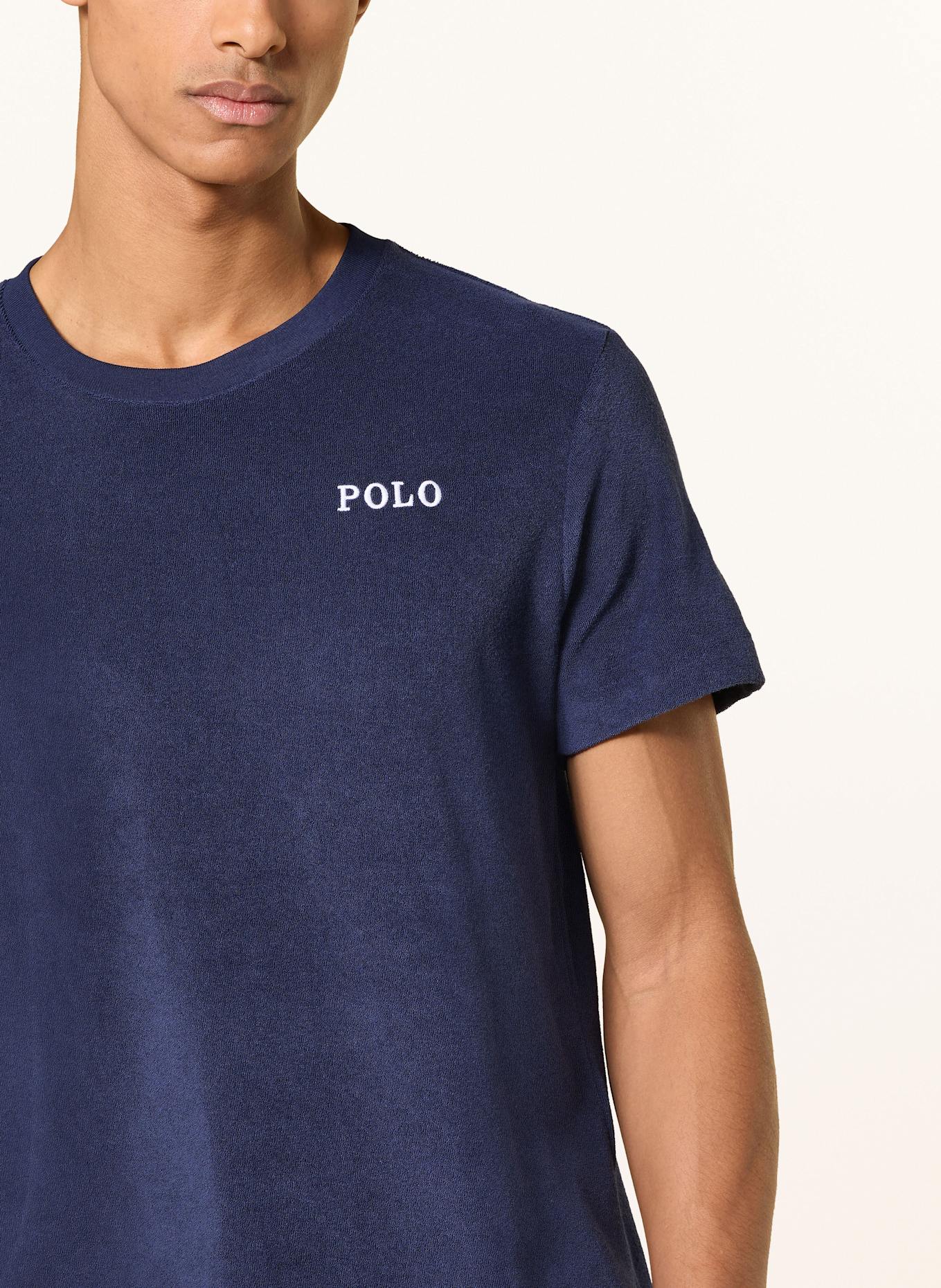 POLO RALPH LAUREN Schlafshirt aus Frottee, Farbe: DUNKELBLAU (Bild 4)