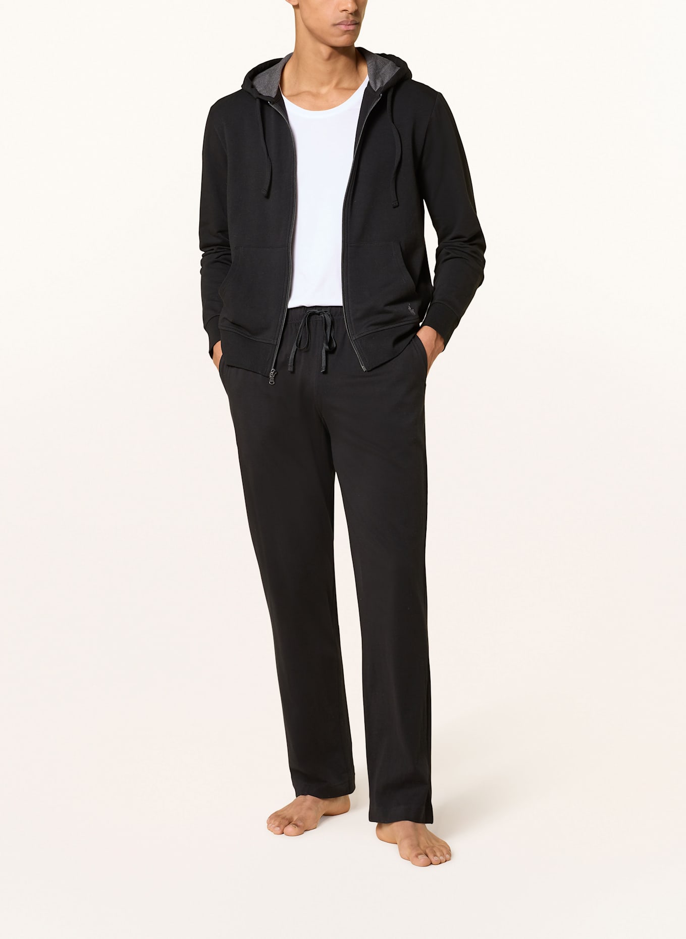 POLO RALPH LAUREN Lounge hoodie: BLACK