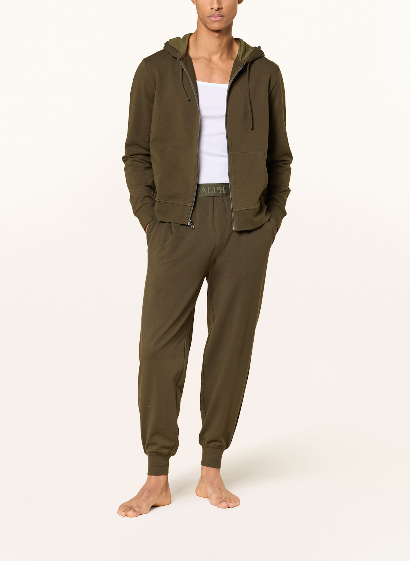 POLO RALPH LAUREN Lounge-Hoodie: KHAKI