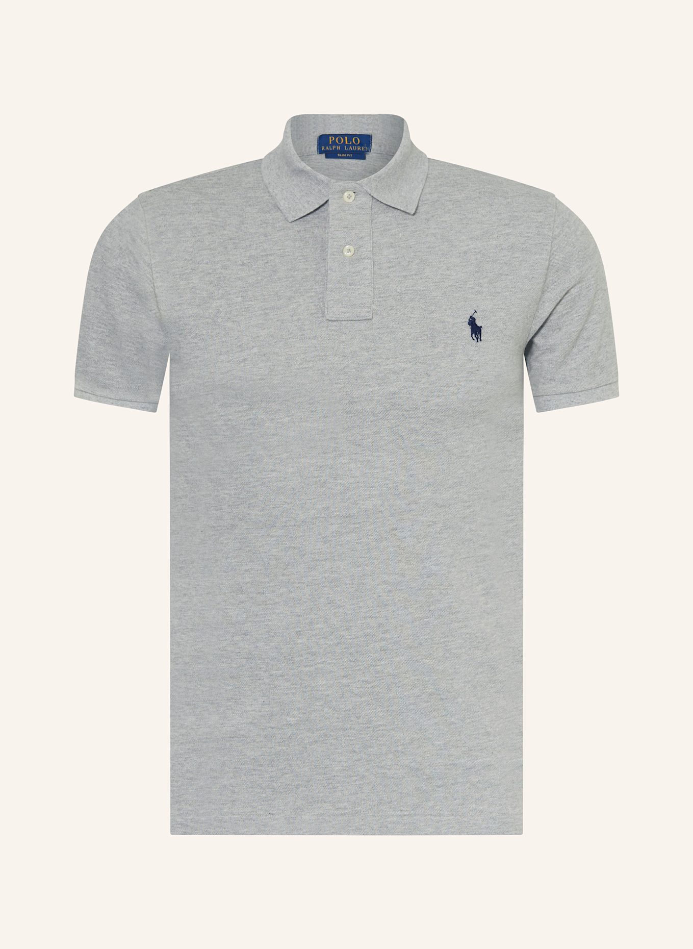 【送料&関税込】Polo Ralph Lauren Slim-fit Pique Polo Shirt POLO RALPH LAUREN SLIM FIT PIQUE POLO SHIRT Kid Blue