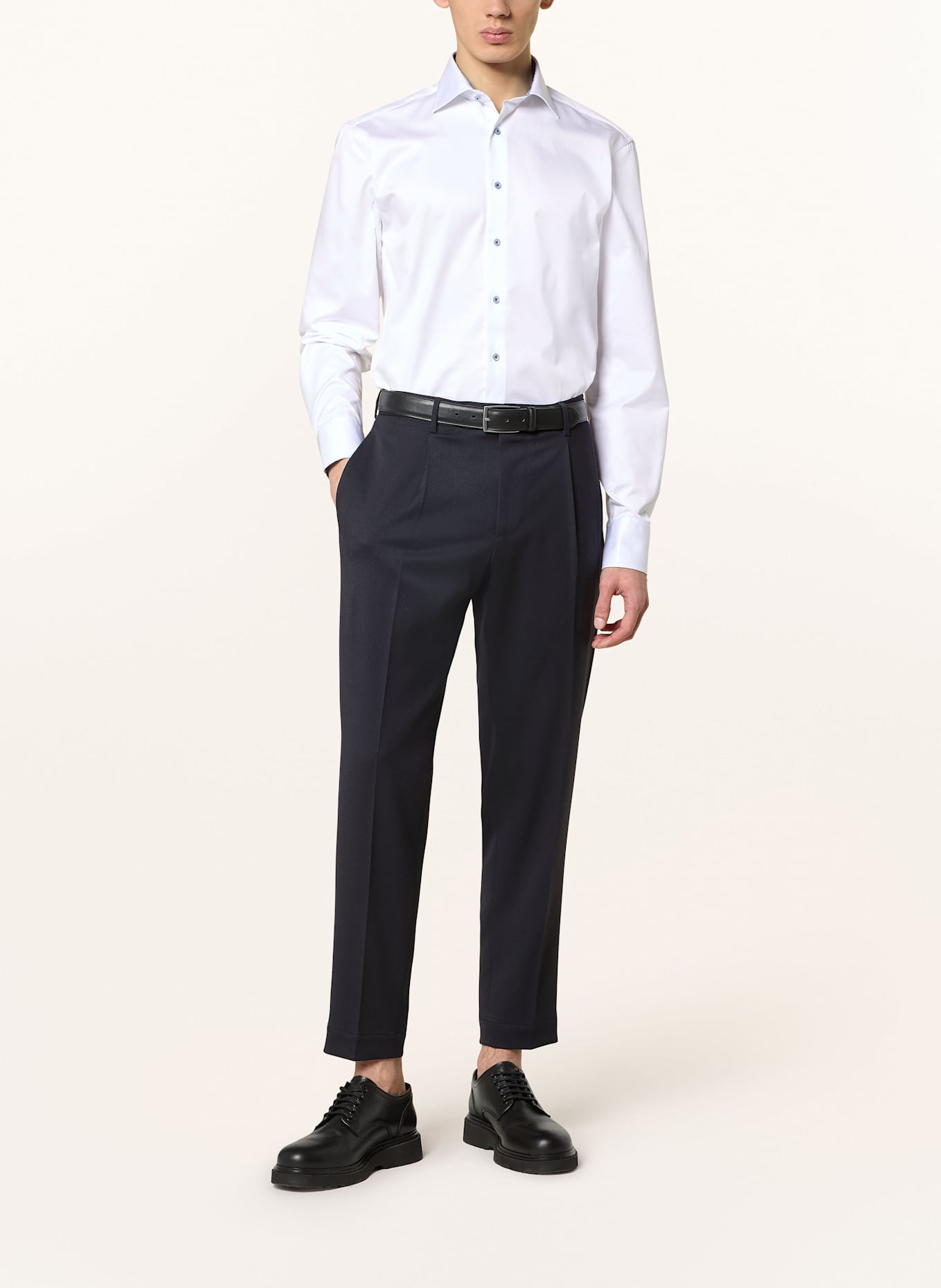 Stenströms Hemd Fitted Body Fit: WEISS