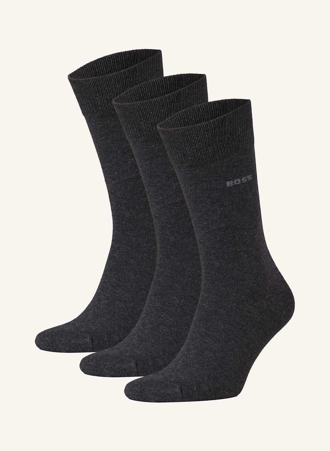BOSS 3er-Pack Socken, Farbe: DUNKELGRAU (Bild 1)