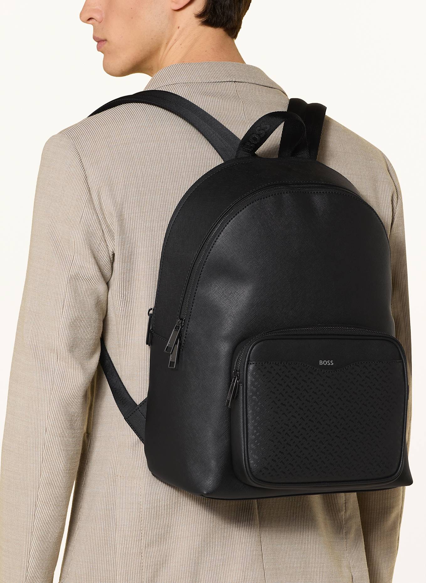 BOSS Backpack ZAIR: BLACK