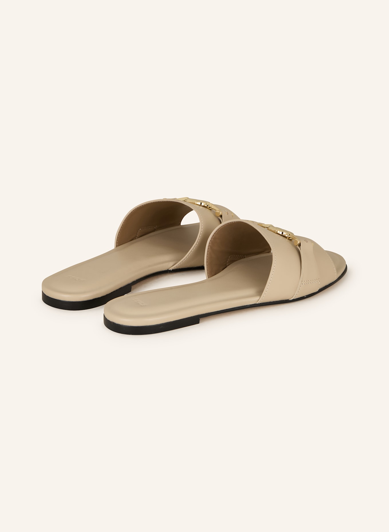 BOSS Pantoletten EMBERLYN: BEIGE