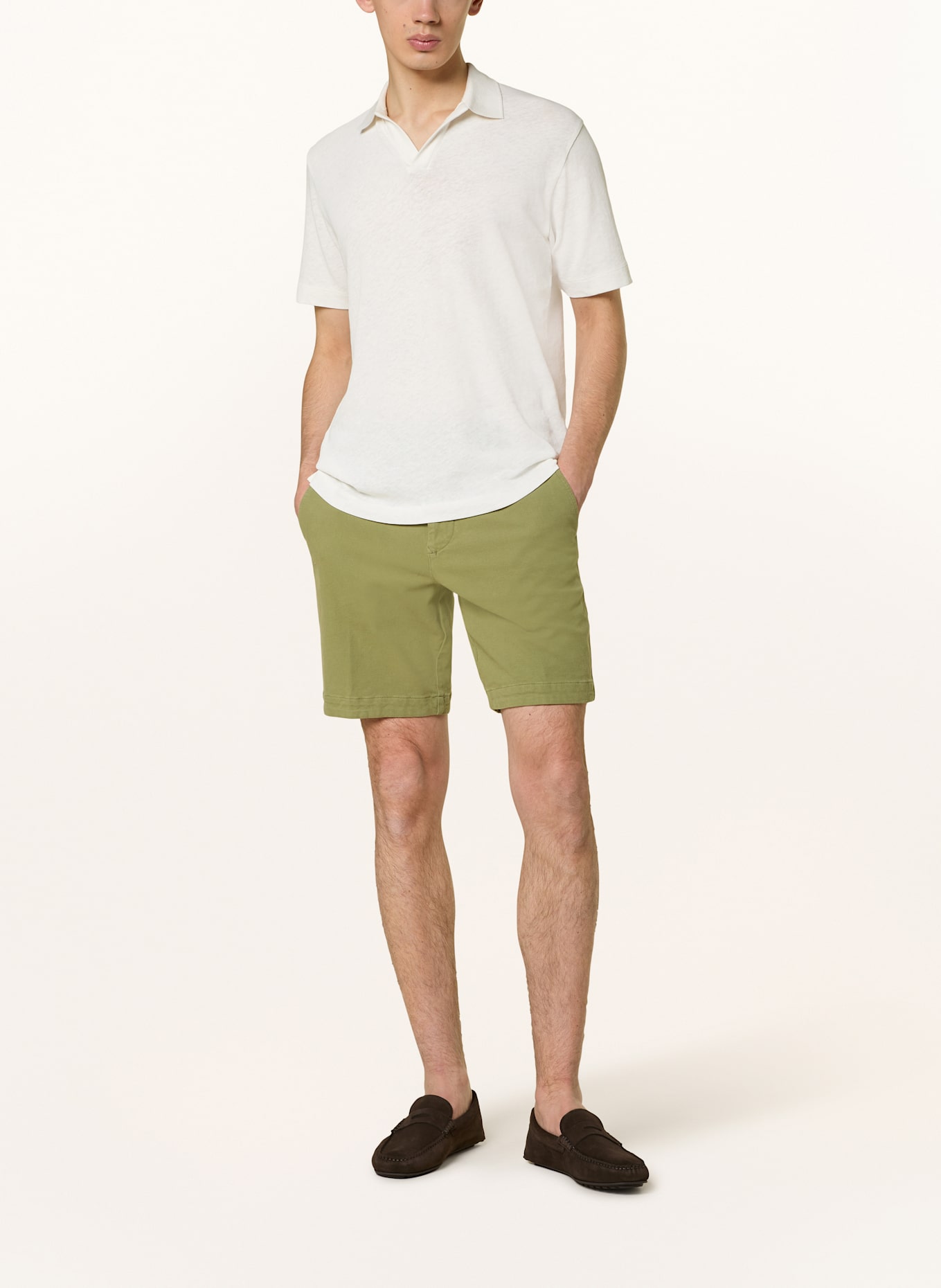 BOSS Chinoshorts Slim Fit: OLIV