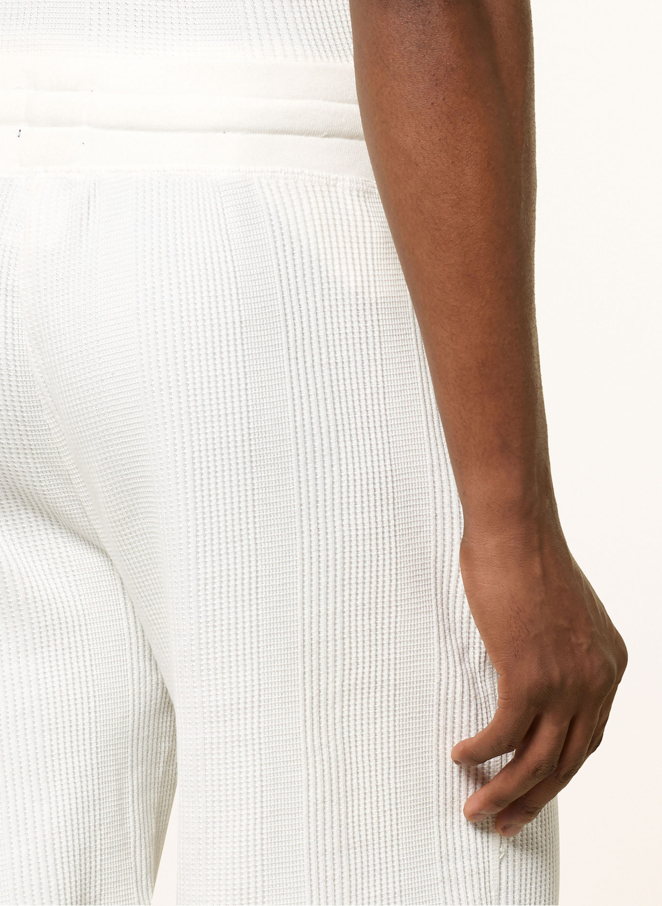 BOSS STRUCTURE pajama shorts: WHITE