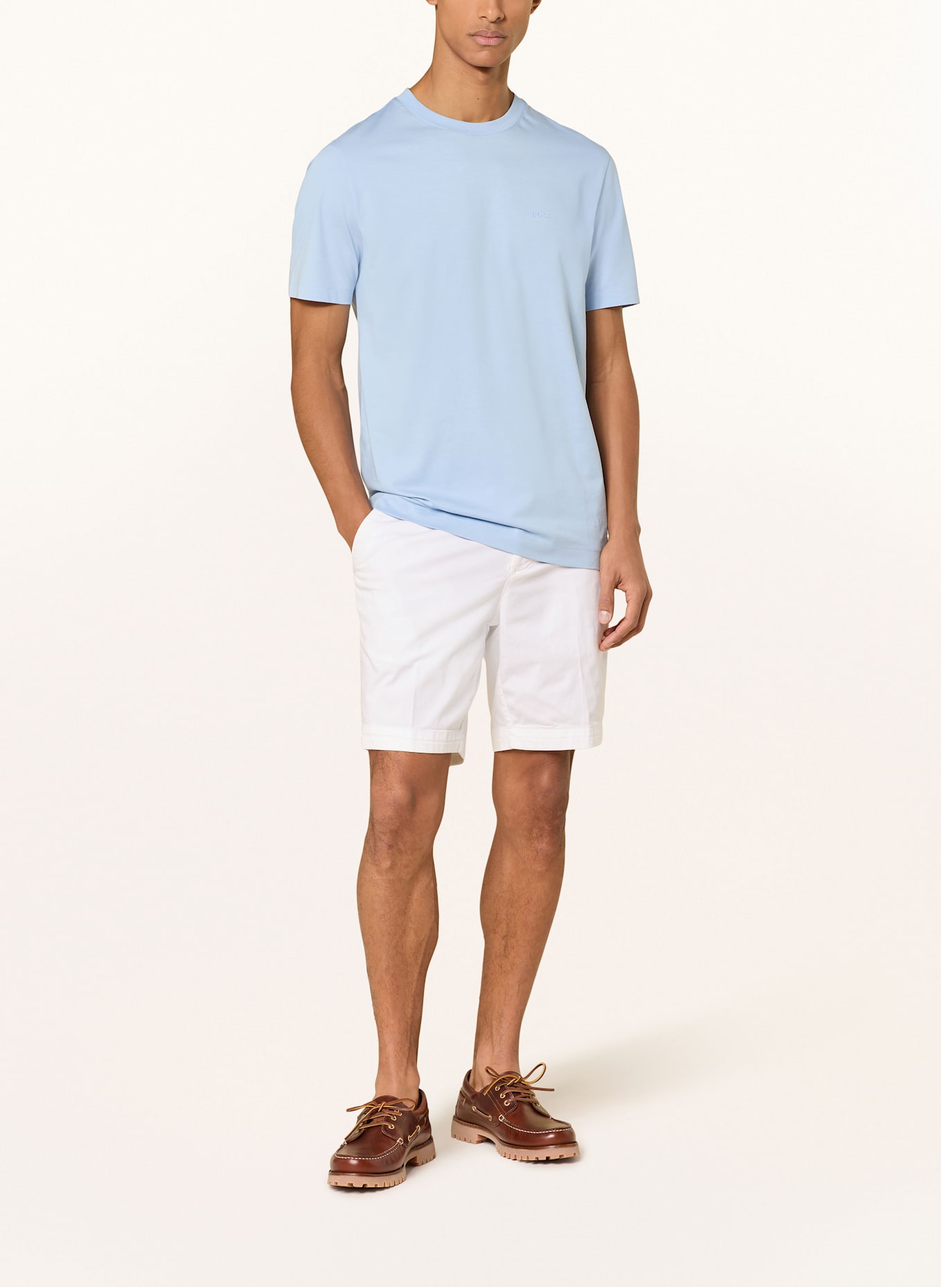 BOSS T-shirt THOMPSON: LIGHT BLUE