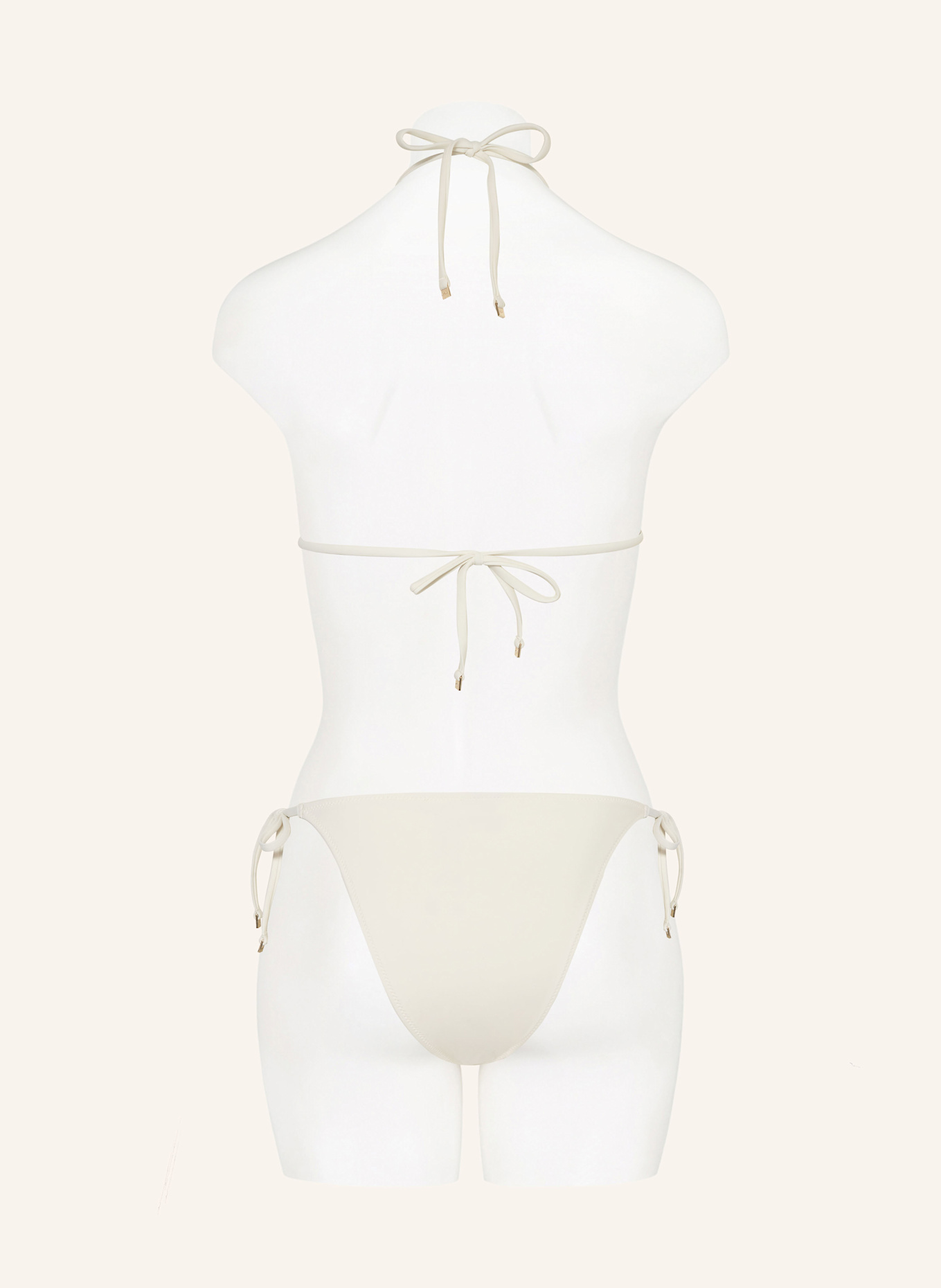 BOSS Triangel-Bikini-Top BRODERIE: ECRU