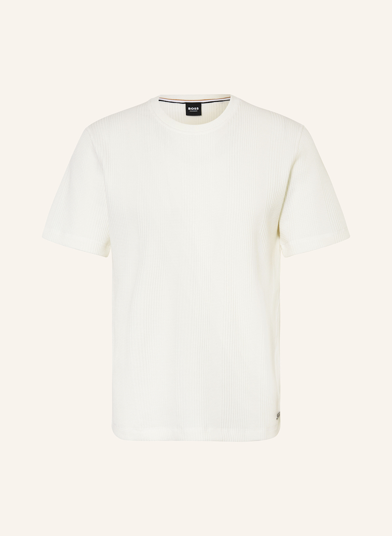 BOSS STRUCTURE pajama shirt: WHITE
