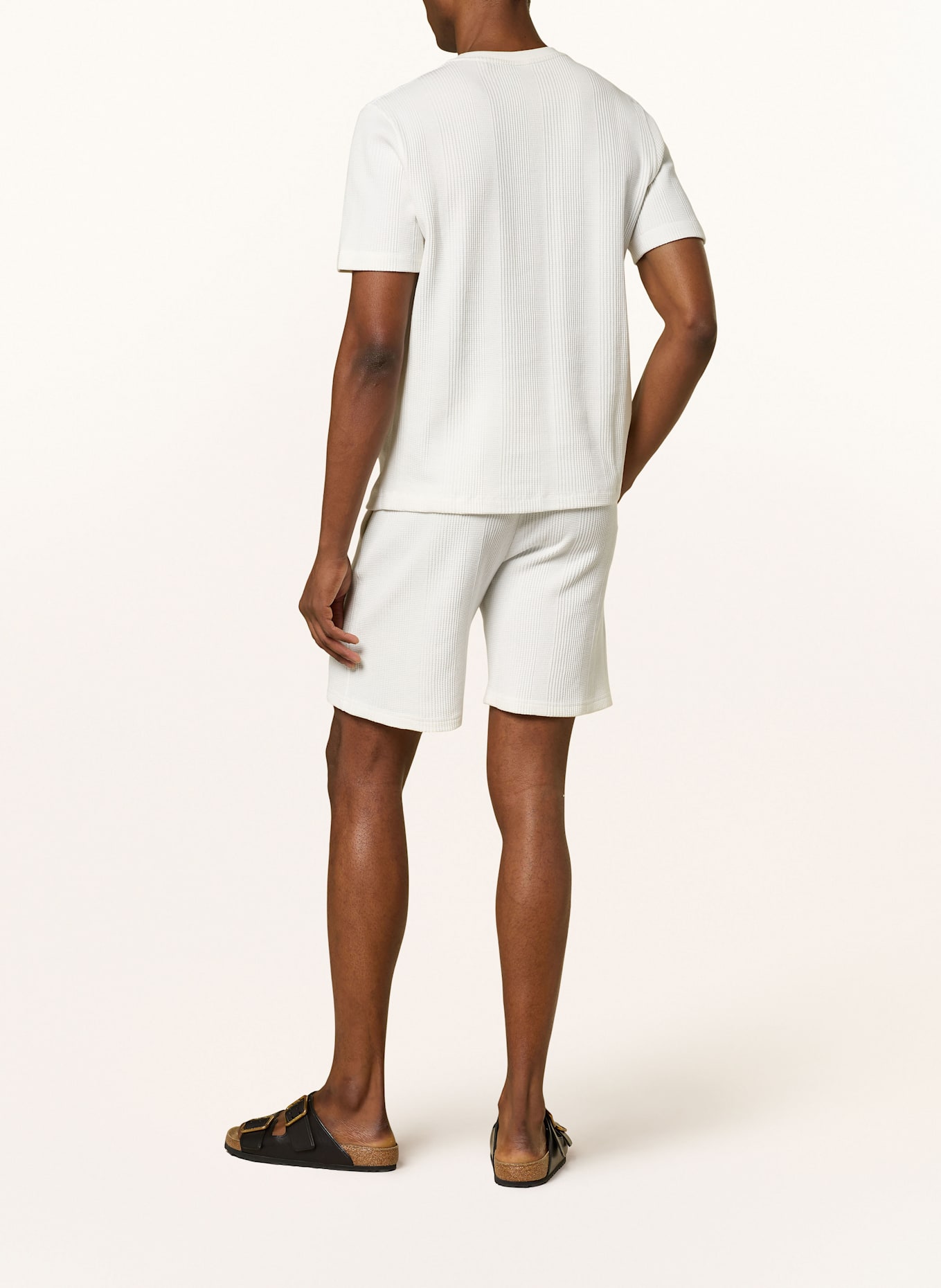 BOSS STRUCTURE pajama shirt: WHITE