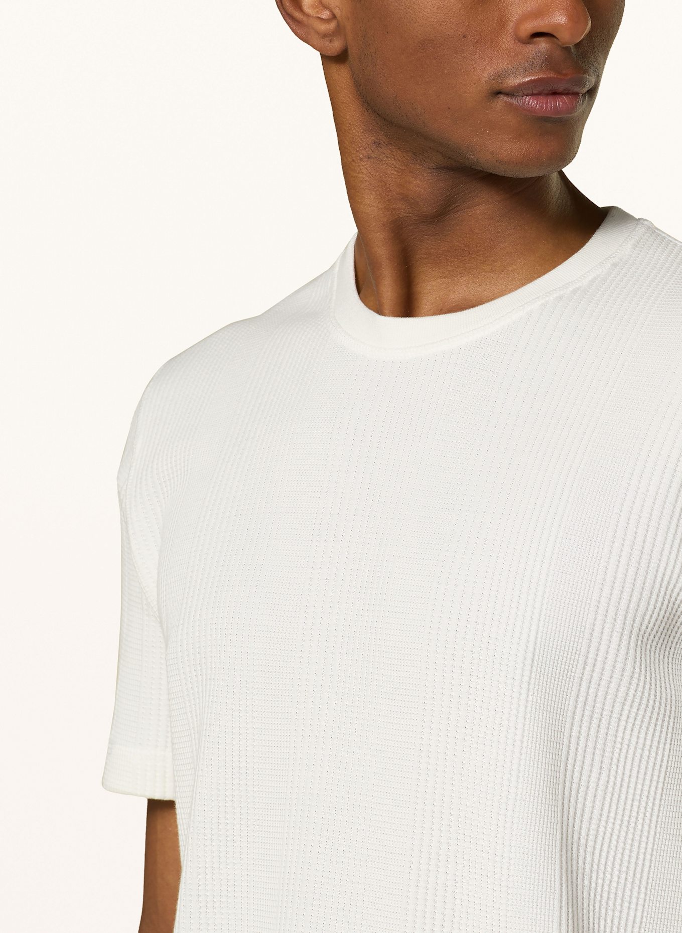 BOSS STRUCTURE pajama shirt: WHITE