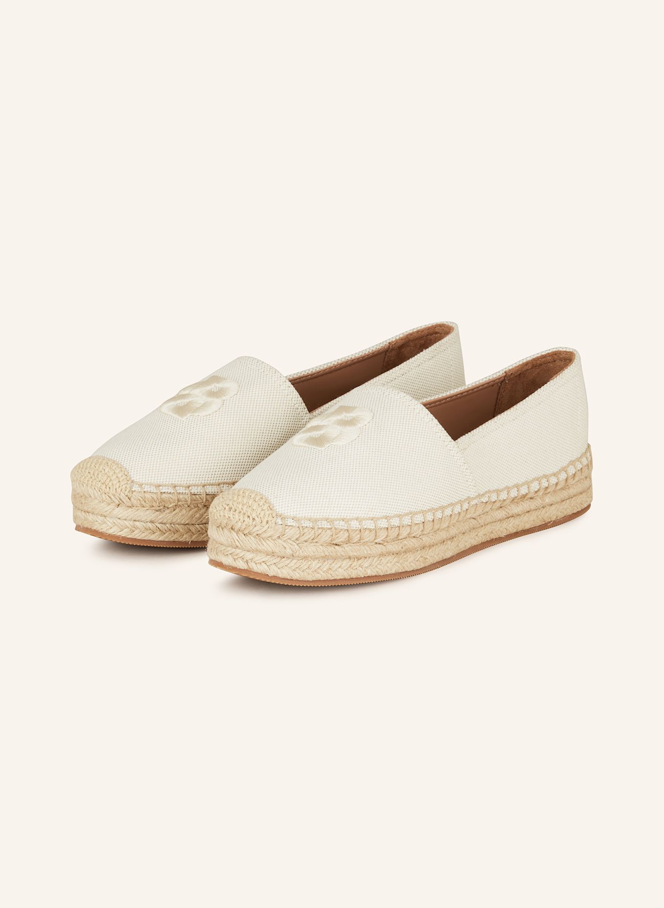 BOSS Espadryle MADEIRA: KREMOWY