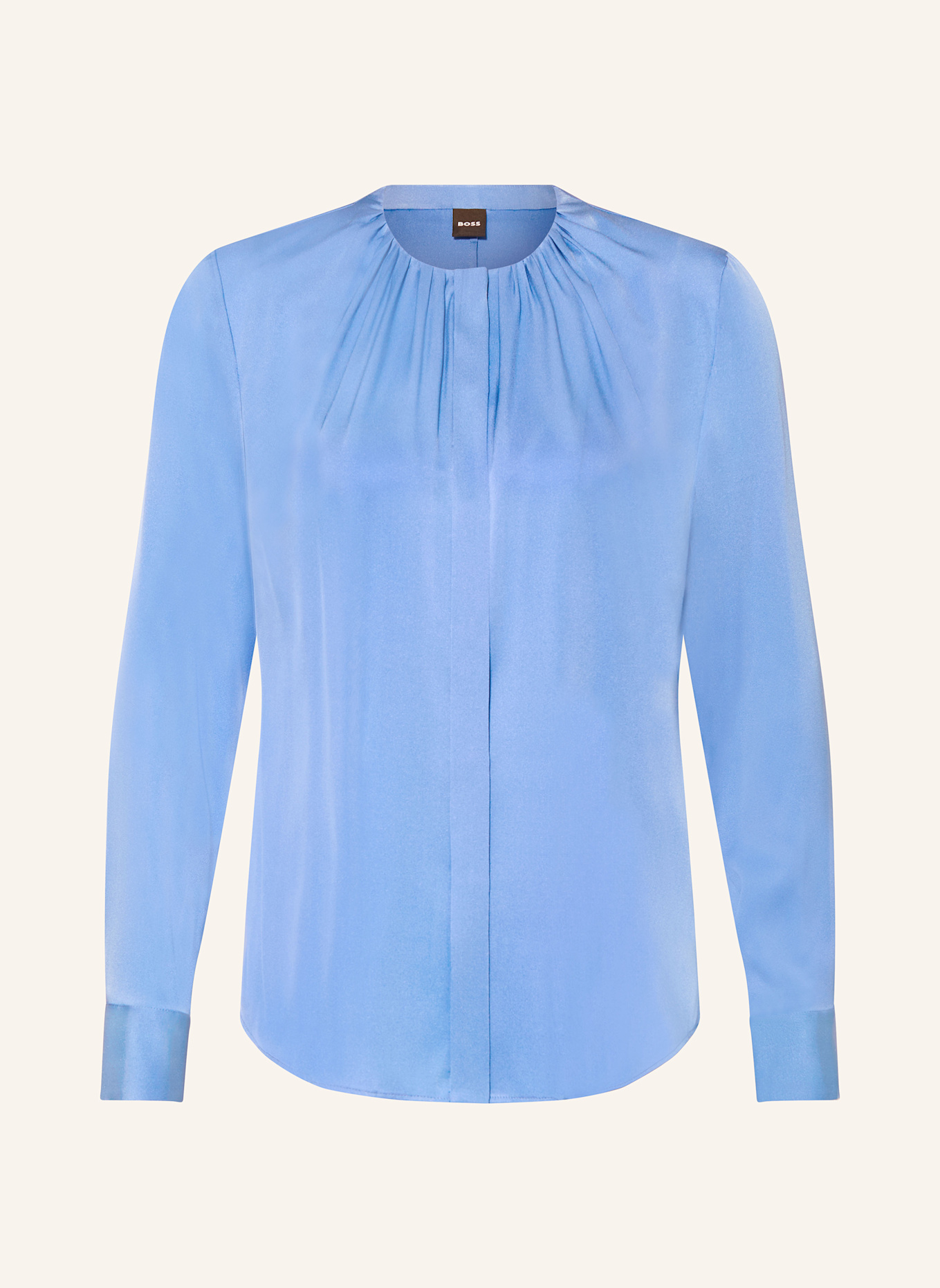 BOSS Seidenbluse BANORAH: BLAU