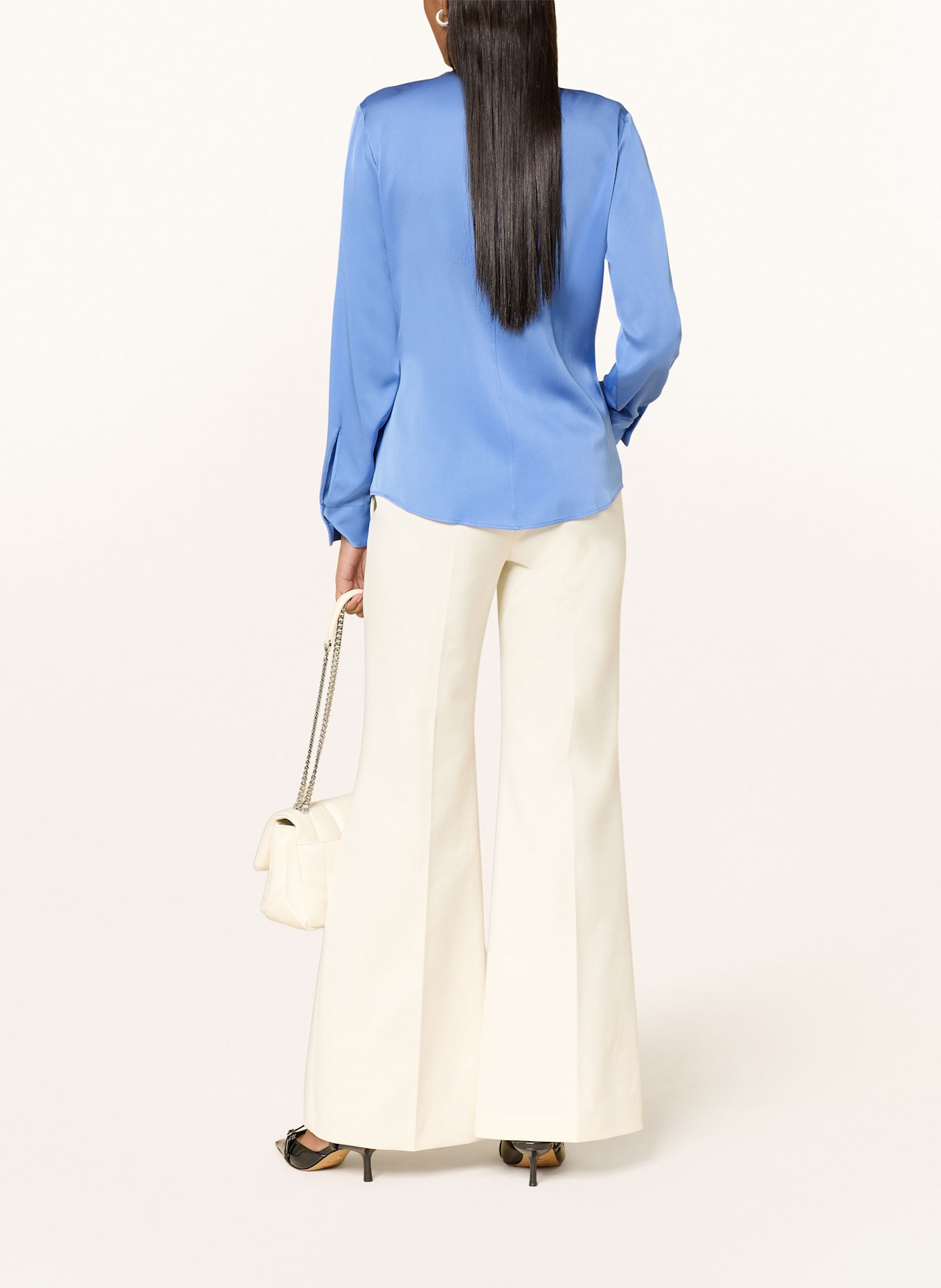 BOSS Seidenbluse BANORAH: BLAU