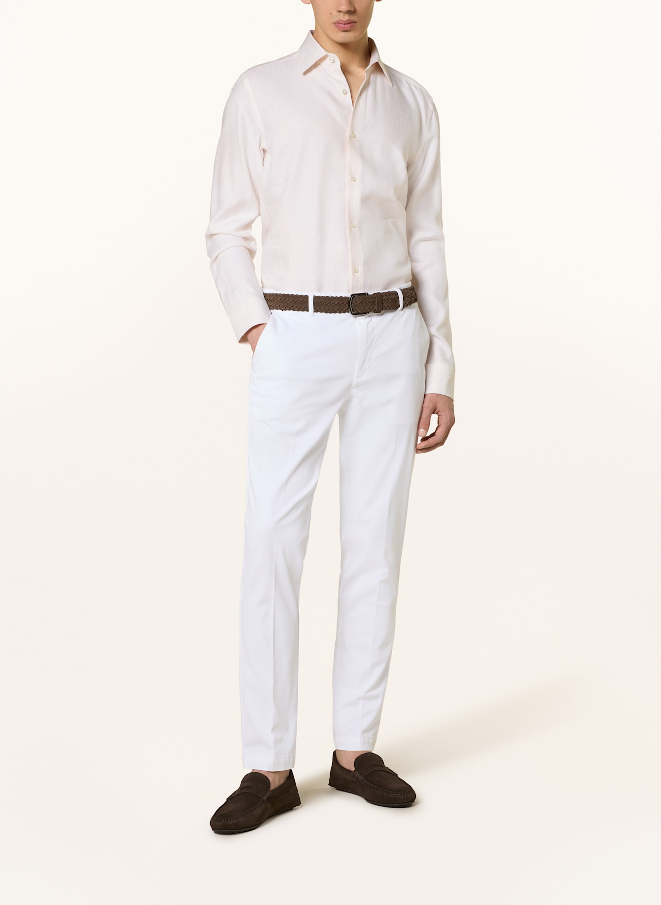BOSS Chino KAITO Slim Fit: WEISS