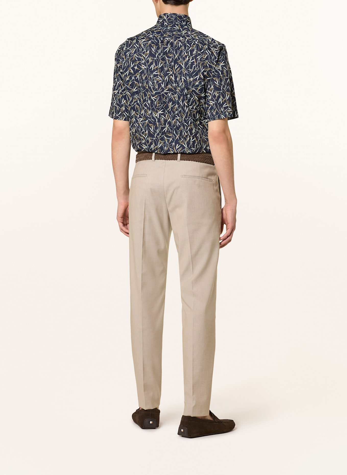 BOSS Kurzarm-Hemd JOE Regular Fit: DUNKELBLAU