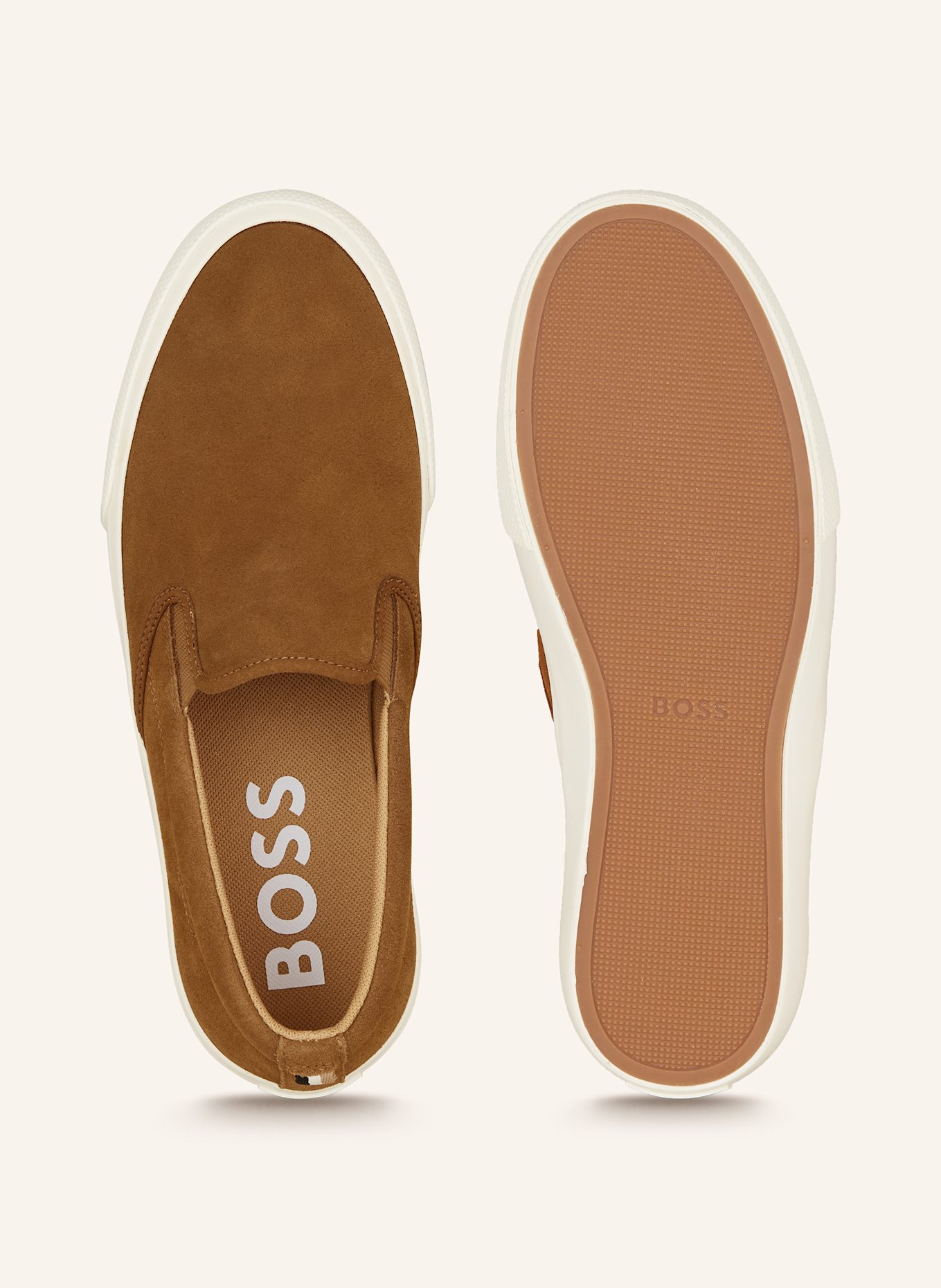 BOSS Slip-on-Sneaker AIDEN: COGNAC