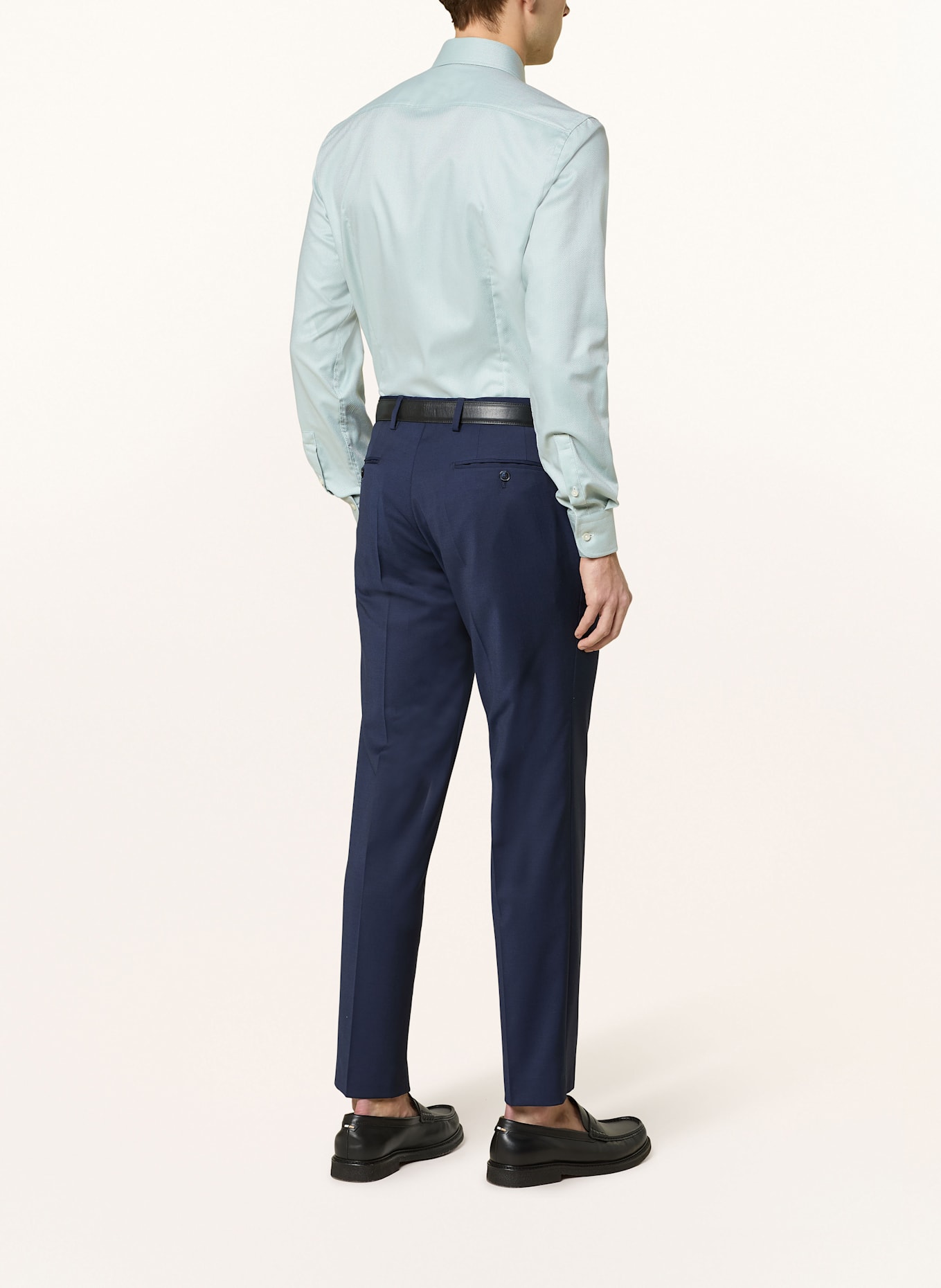 BOSS Shirt HANK slim fit: LIGHT GREEN