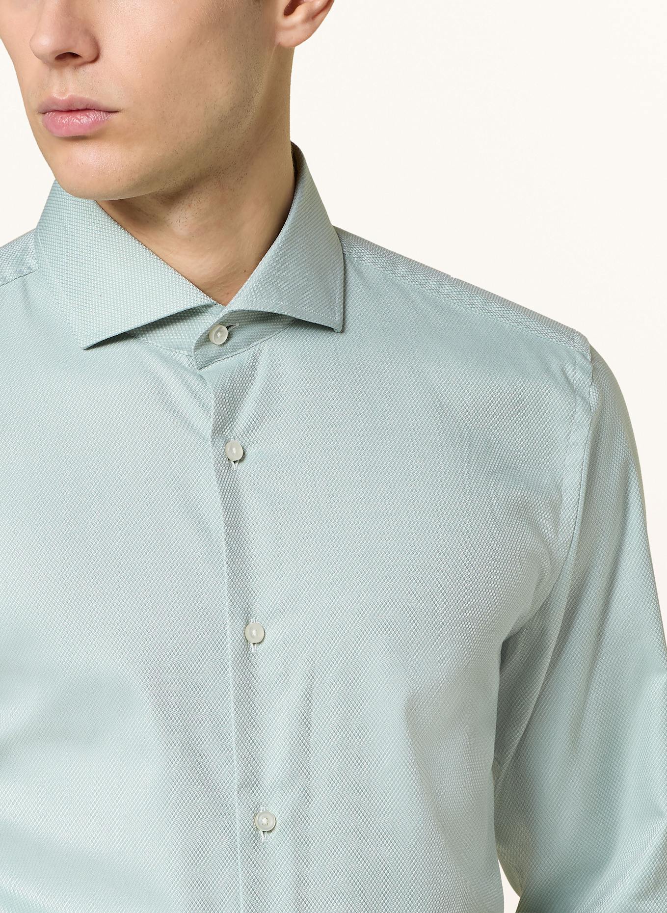BOSS Shirt HANK slim fit: LIGHT GREEN