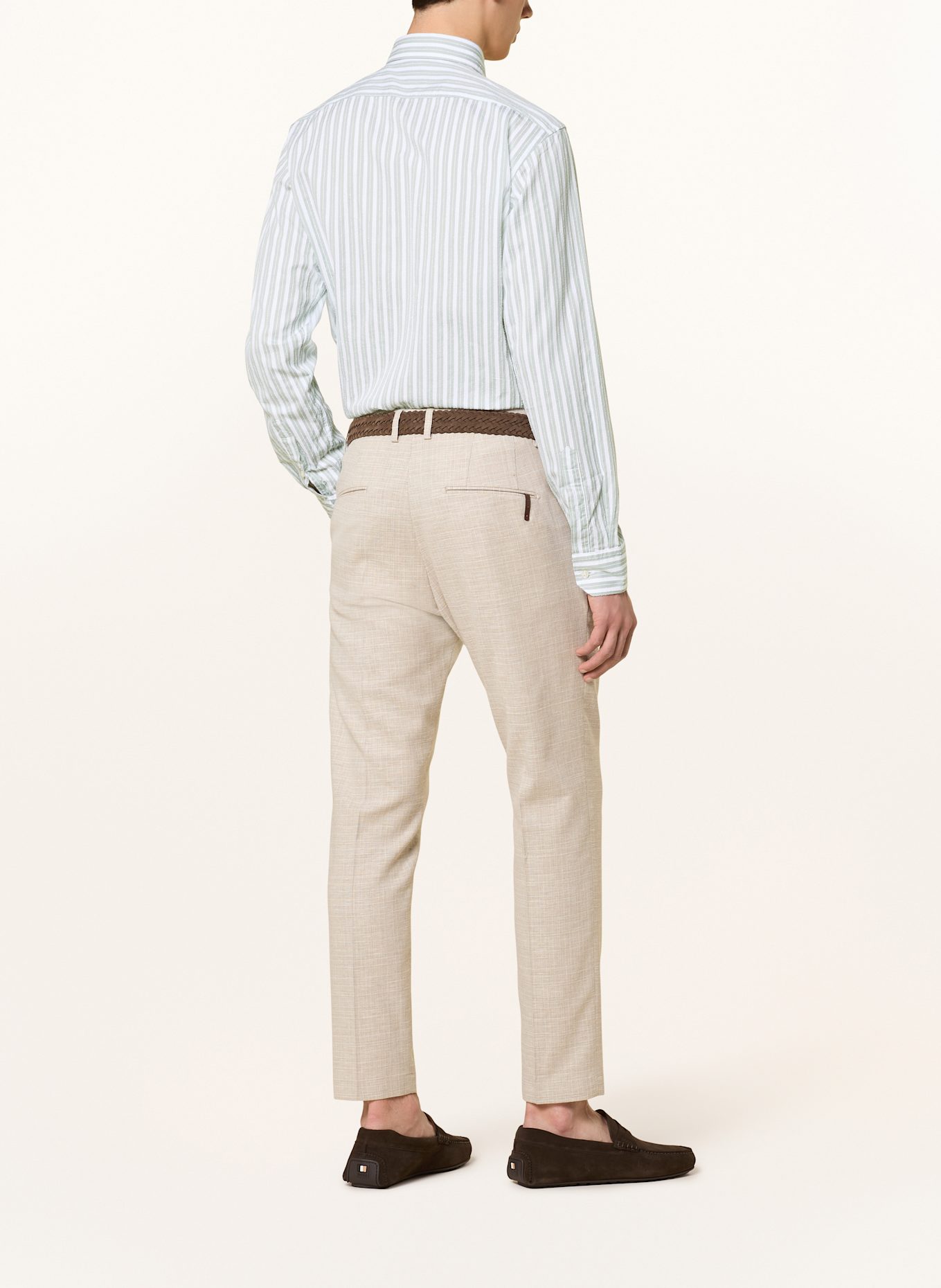 BOSS Hemd JOE Regular Fit: GRÜN / WEISS