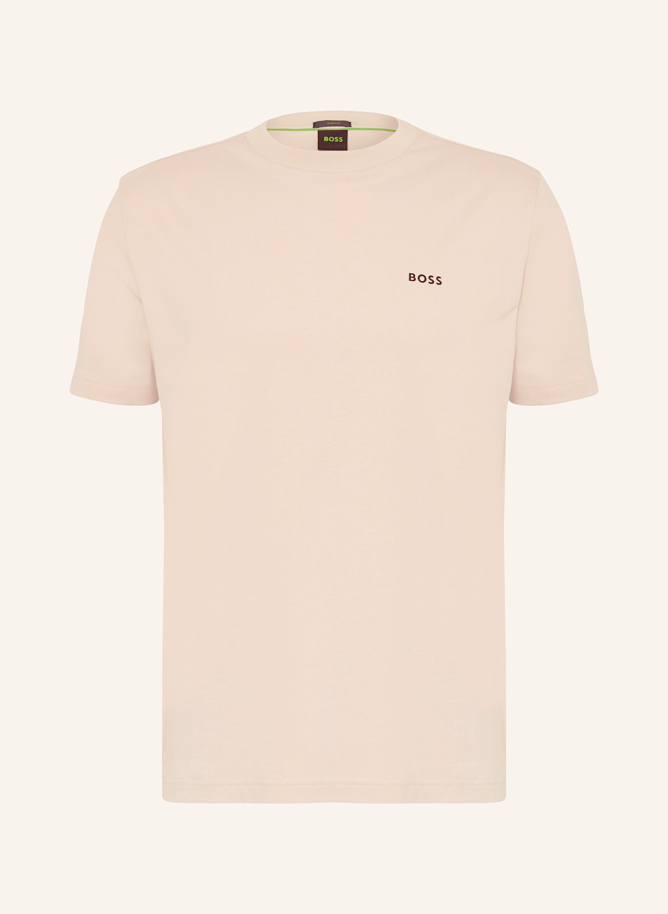 BOSS T-Shirt TEE: BEIGE